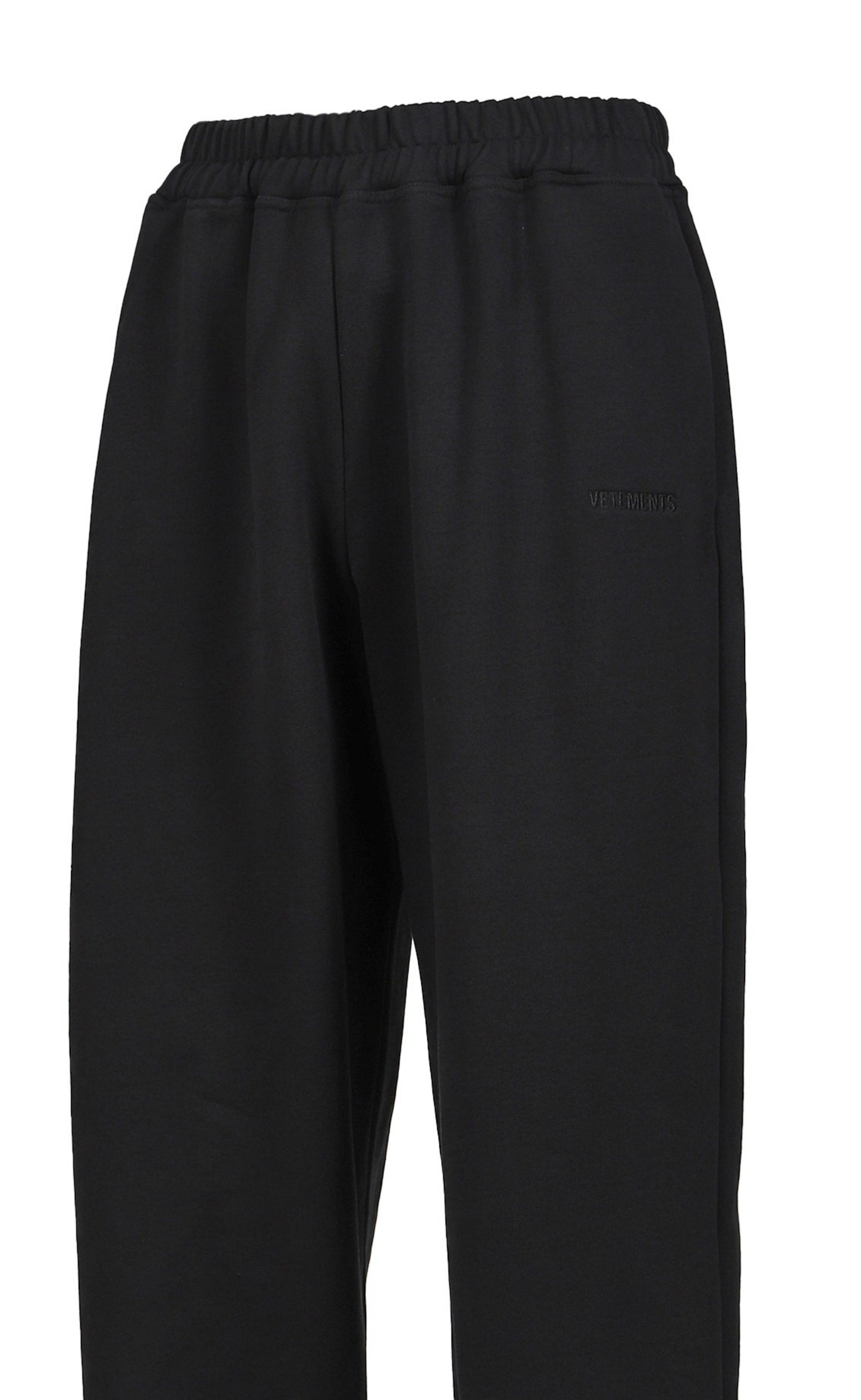 LOGO BLACK SWEATPANTS