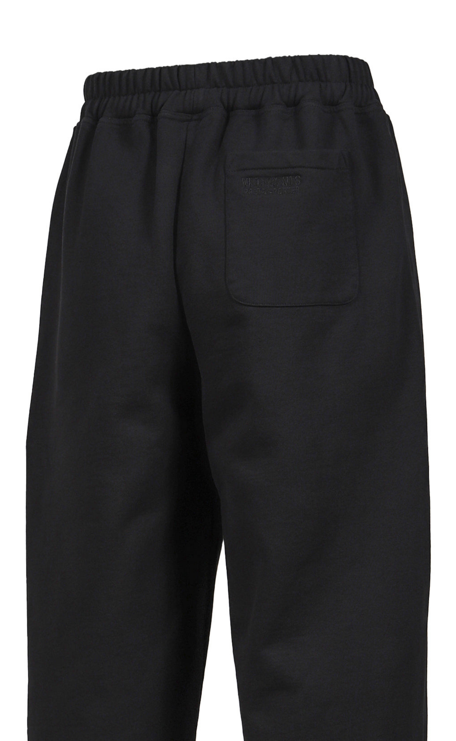 LOGO BLACK SWEATPANTS