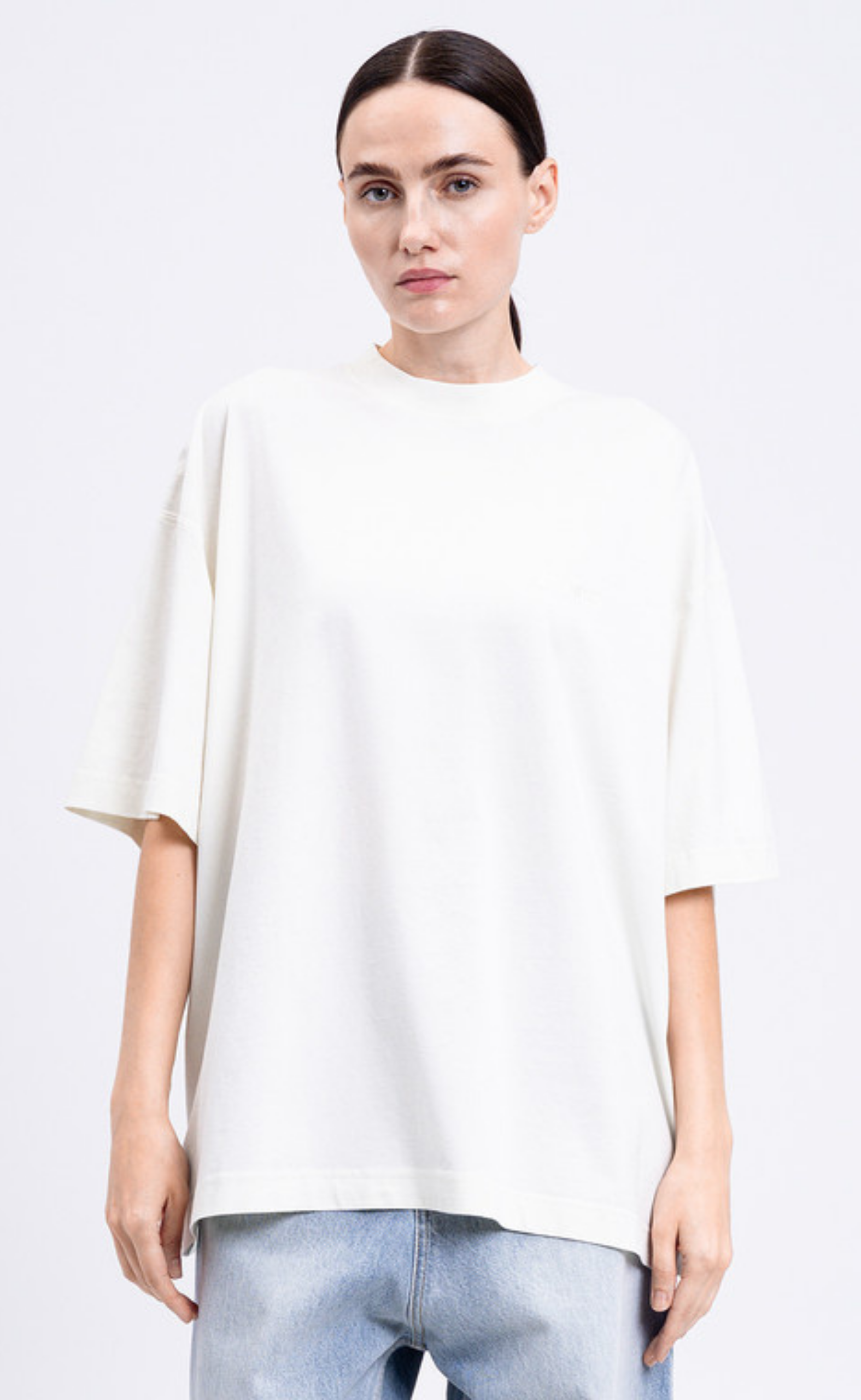 LOGO REGULAR ICE WHITE T-SHIRT