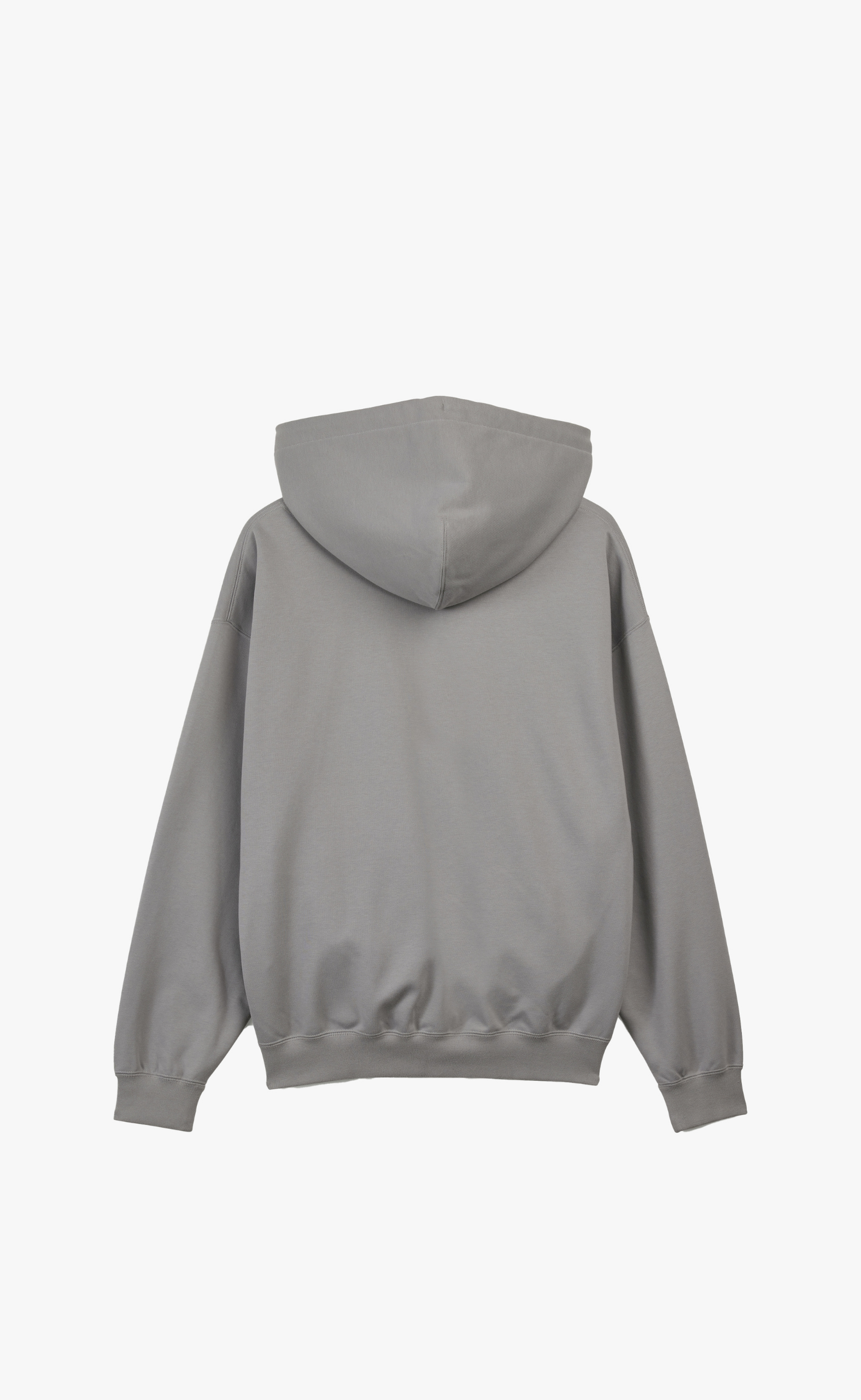 BIG LOGO ZIP GREY HODDIE