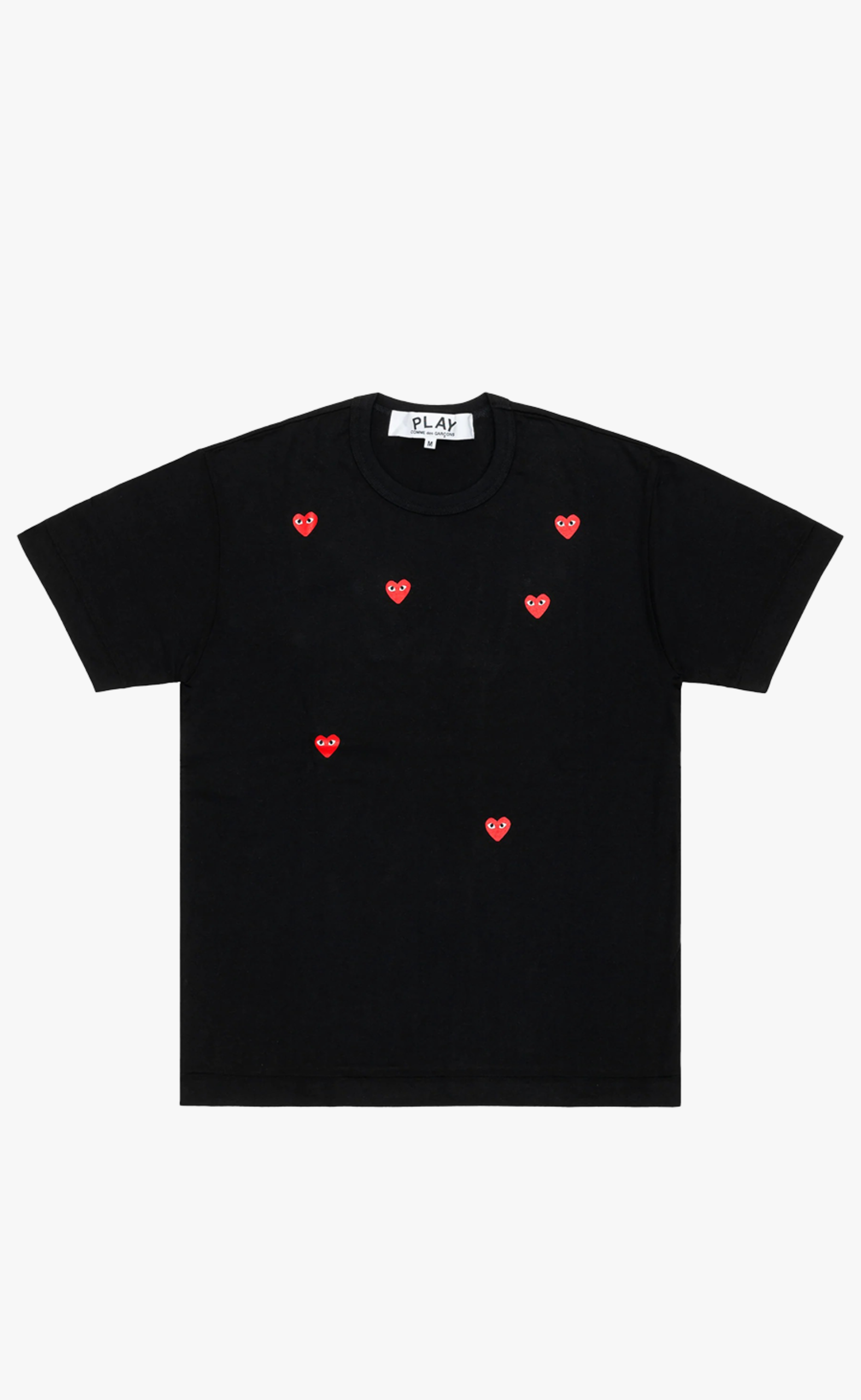 MANY HEART BLACK T-SHIRT