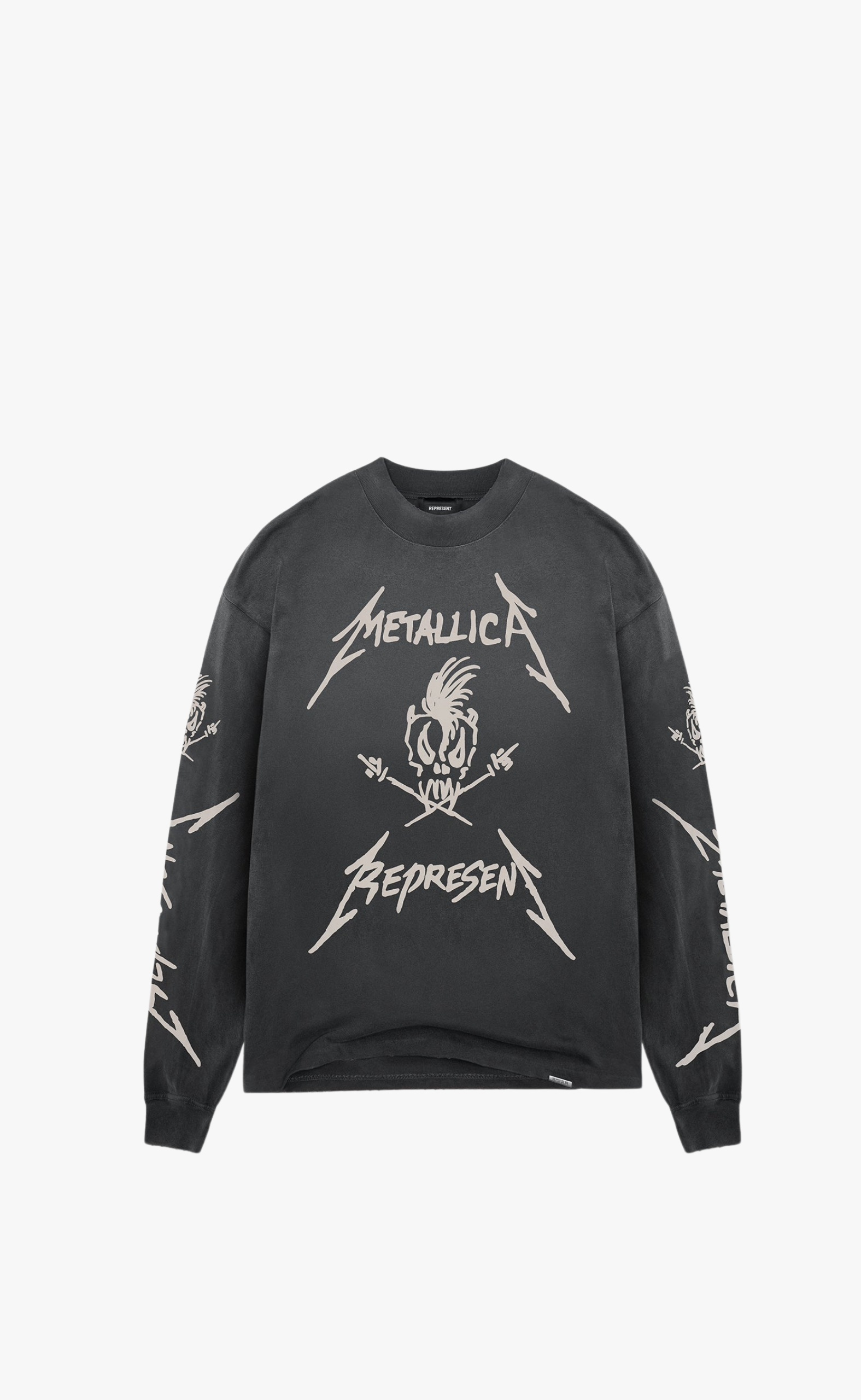 METALLICA GARAGE INC STAINED BLACK LONGSLEEVE