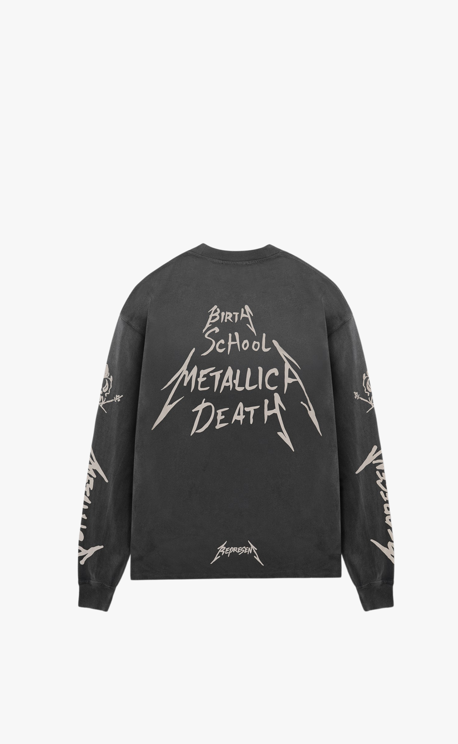 METALLICA GARAGE INC STAINED BLACK LONGSLEEVE