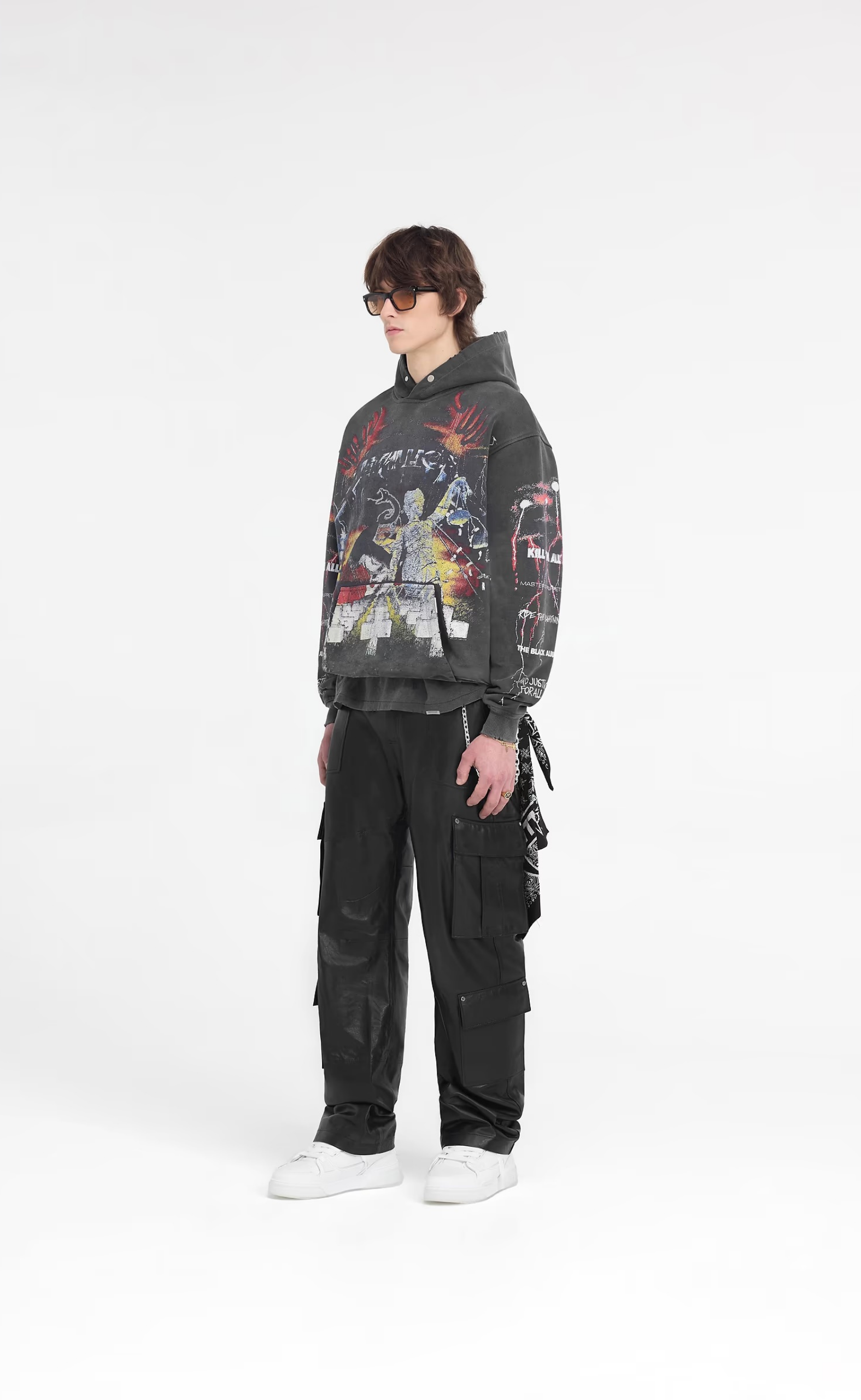 METALLICA MASTER OF PUPPETS VINTAGE GREY HOODIE