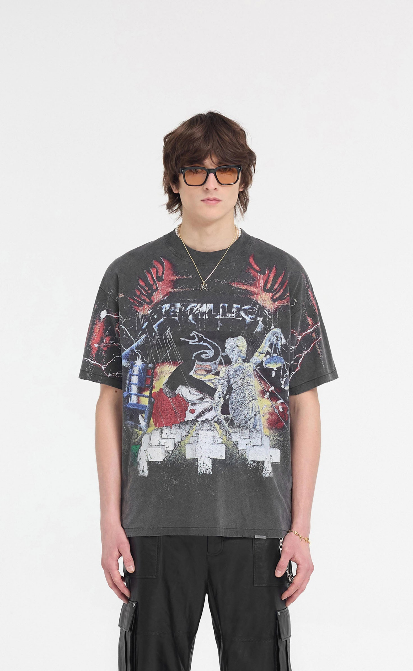 METALLICA MASTER OF PUPPETS VINTAGE GREY T-SHIRT