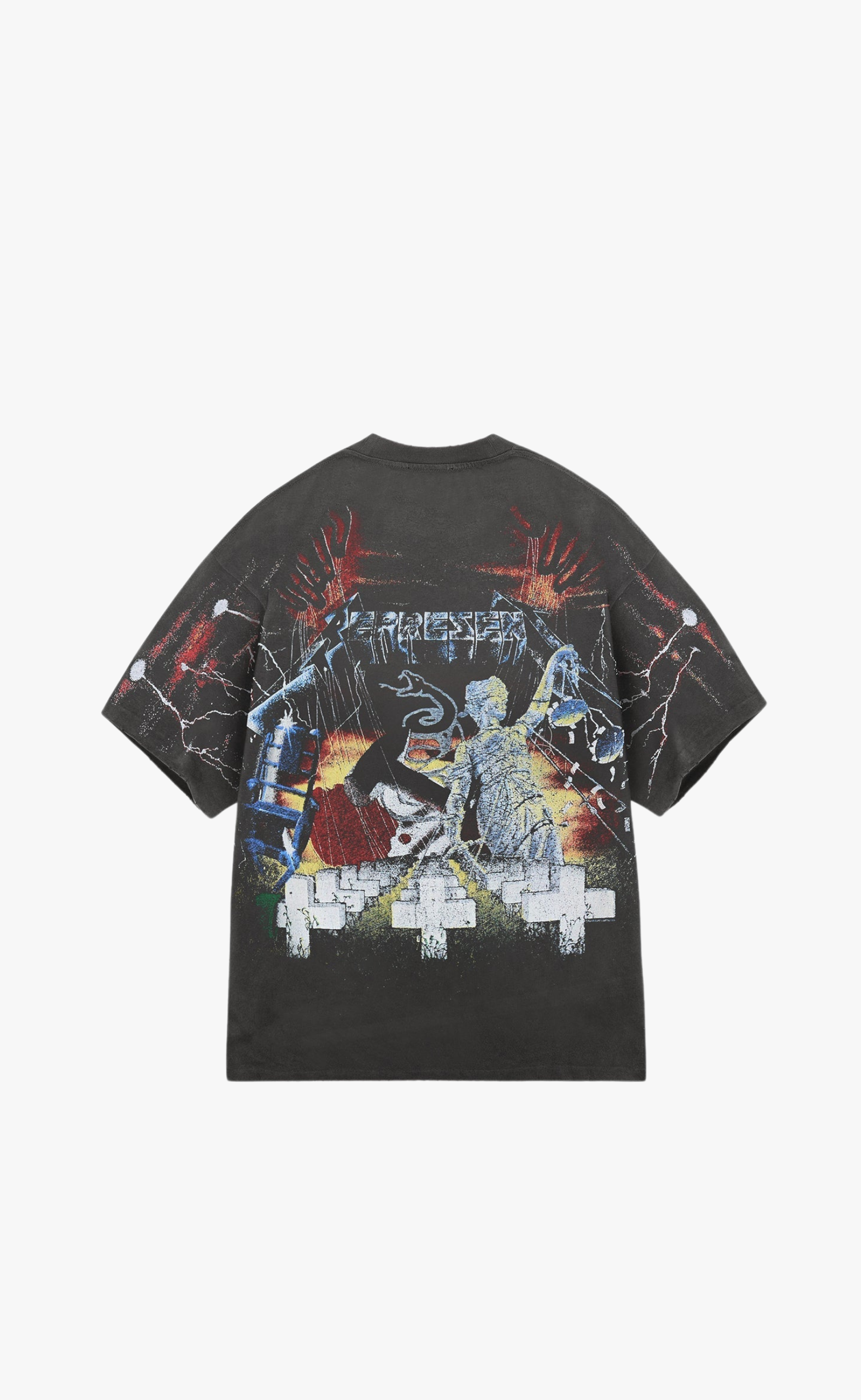METALLICA MASTER OF PUPPETS VINTAGE GREY T-SHIRT