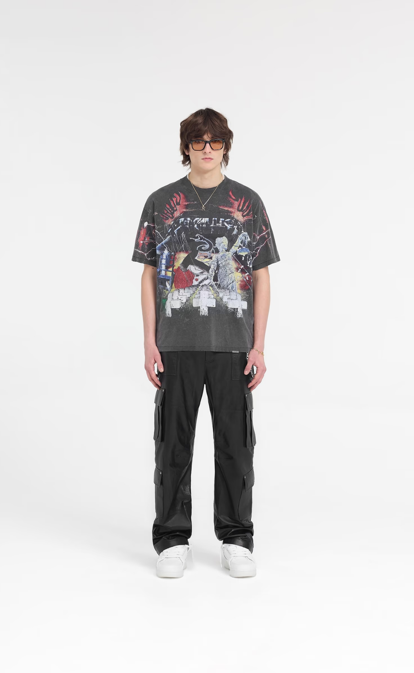 METALLICA MASTER OF PUPPETS VINTAGE GREY T-SHIRT