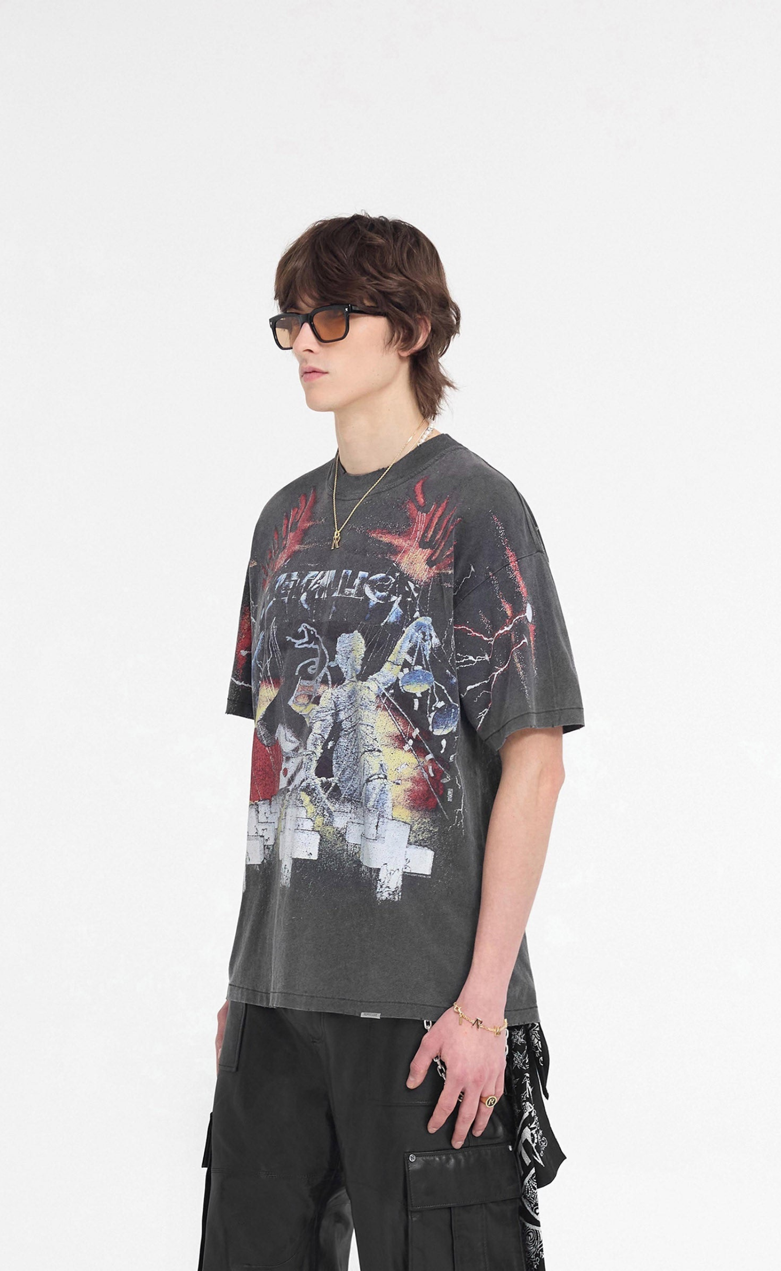 METALLICA MASTER OF PUPPETS VINTAGE GREY T-SHIRT