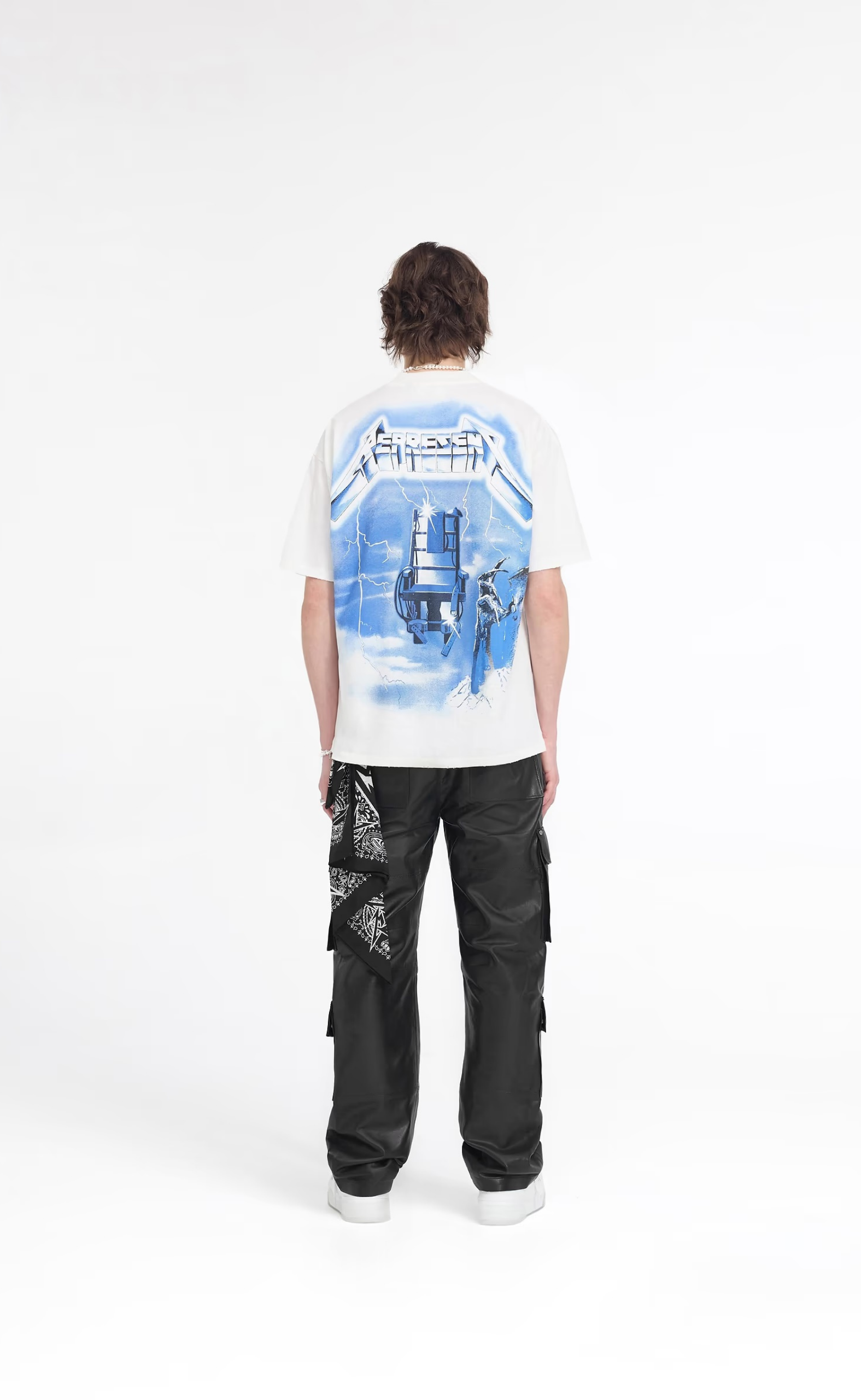 METALLICA RIDE THE LIGHTNING FLAT WHITE T-SHIRT