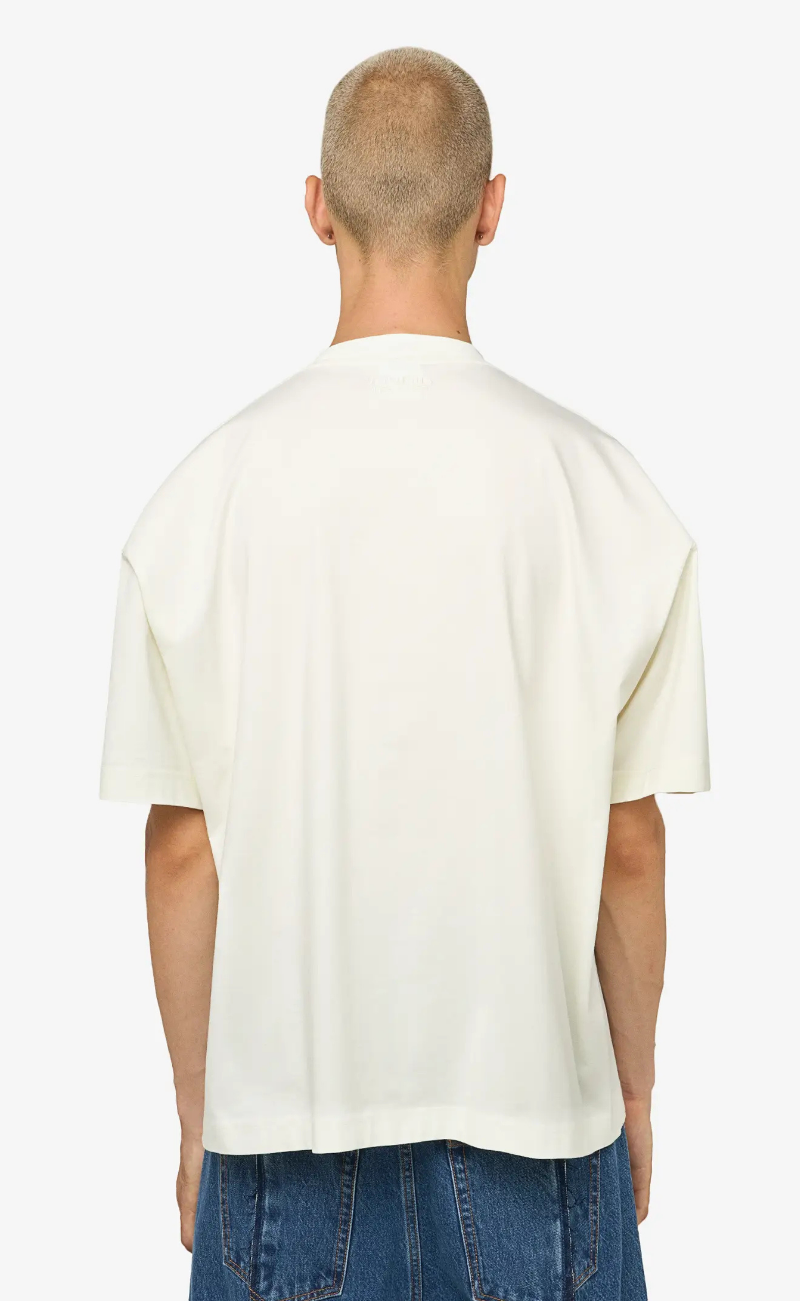 METAL LOGO REGULAR WHITE T-SHIRT