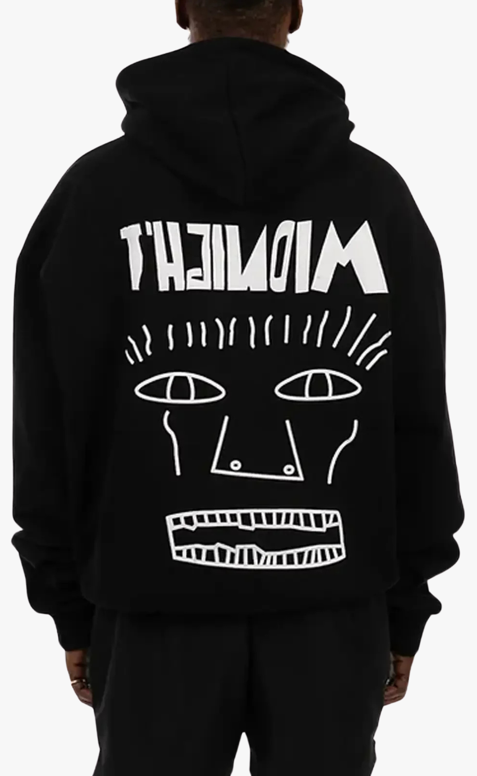 MIDNIGHT LOGO BLACK HOODIE