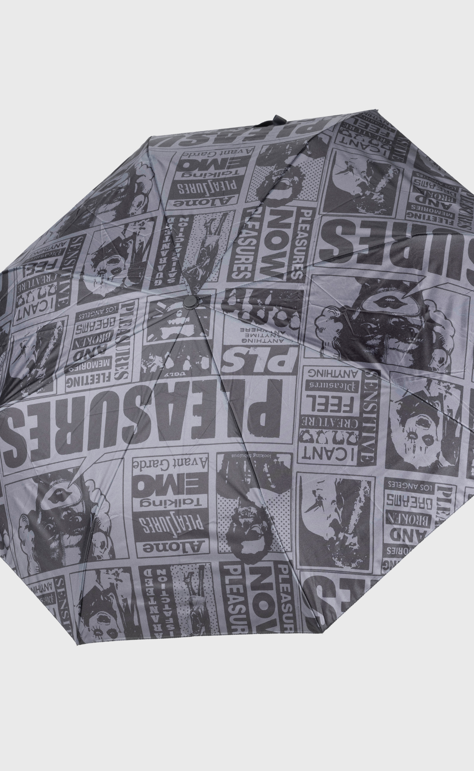 NEWSPRINT BLACK UMBRELLA