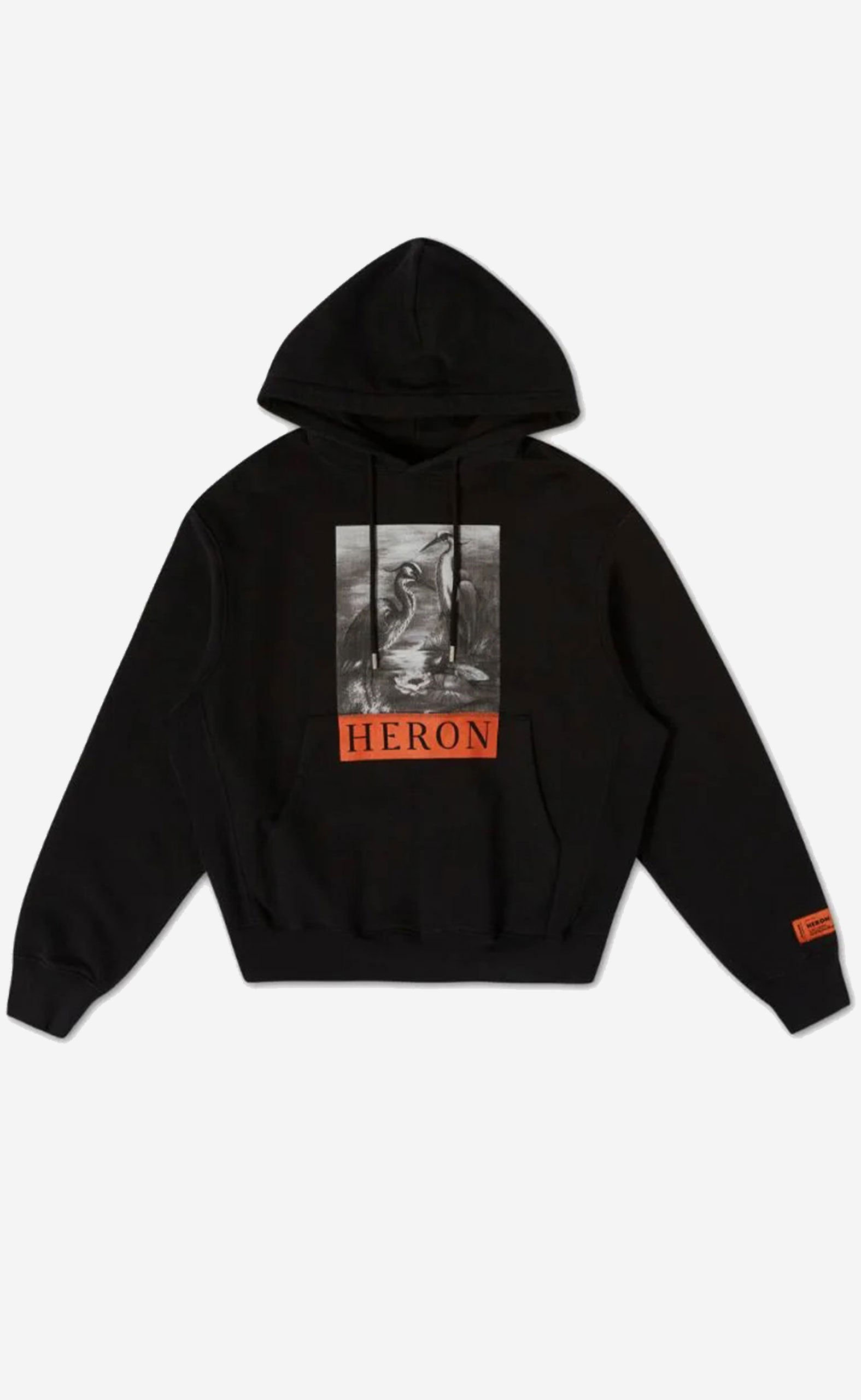 NF HERON BW HOODIE BLACK BLACK