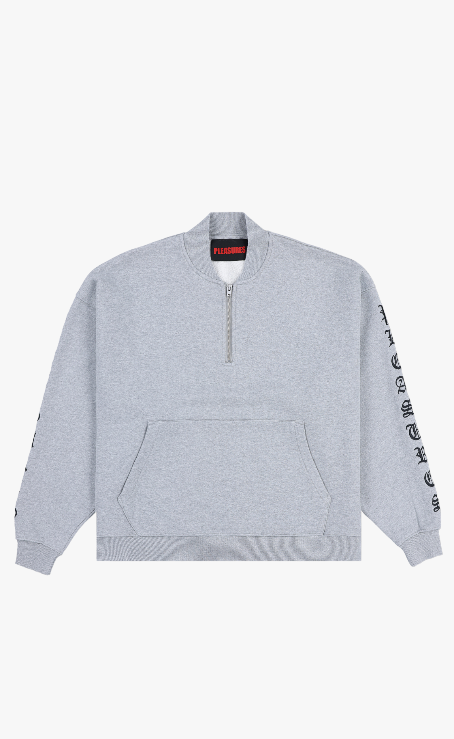 OE GREY QUARTER ZIP
