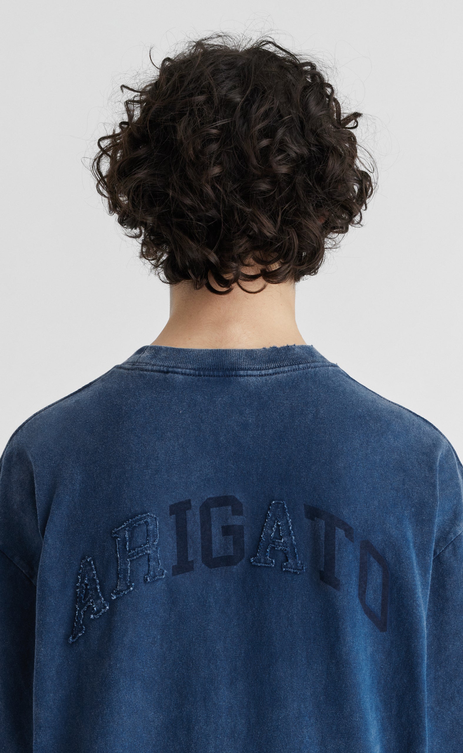 OPTIC DISTRESSED NAVY T-SHIRT