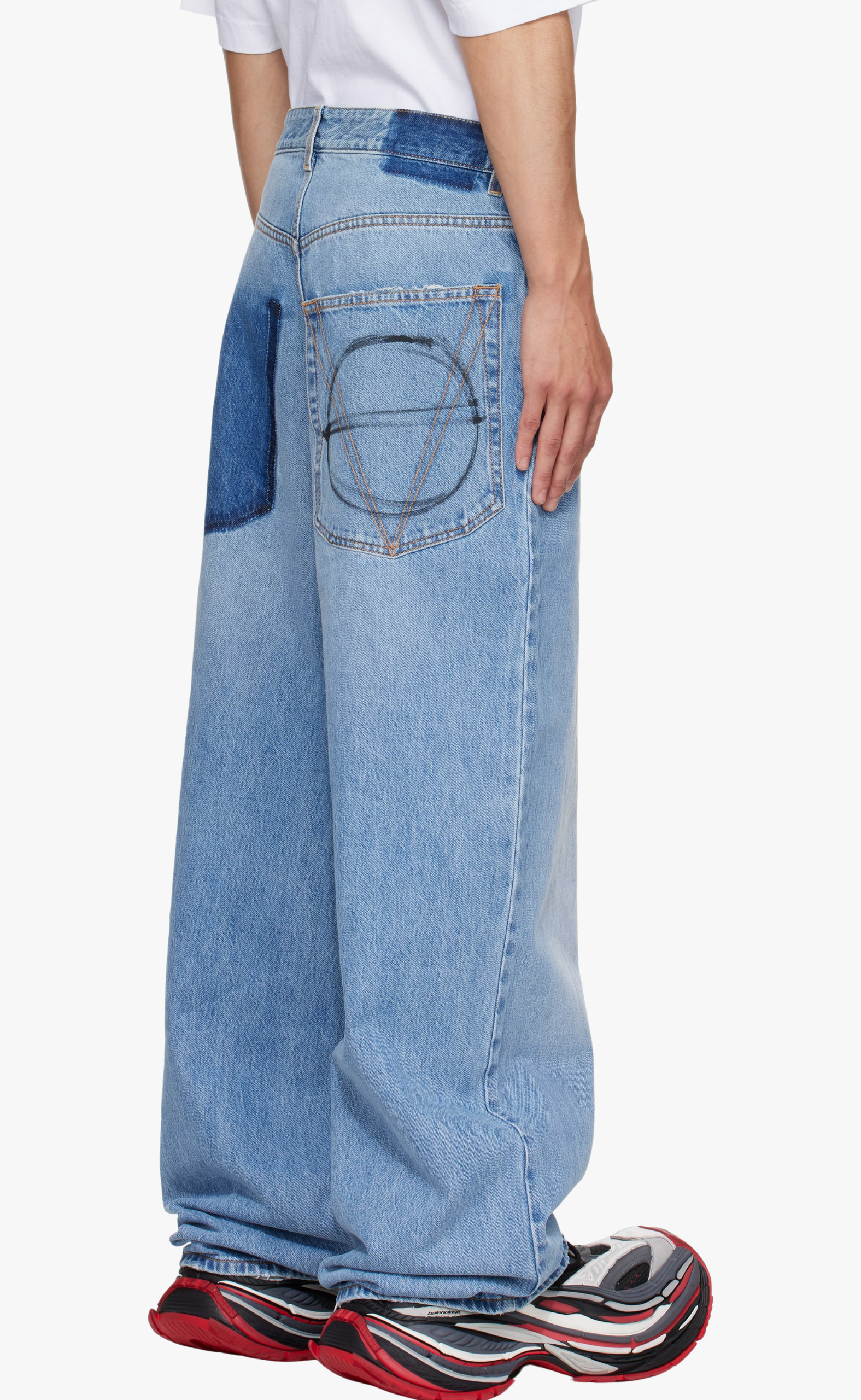 PAINTED ANARCHY REWORKED ANARCHY BLUE JEANS