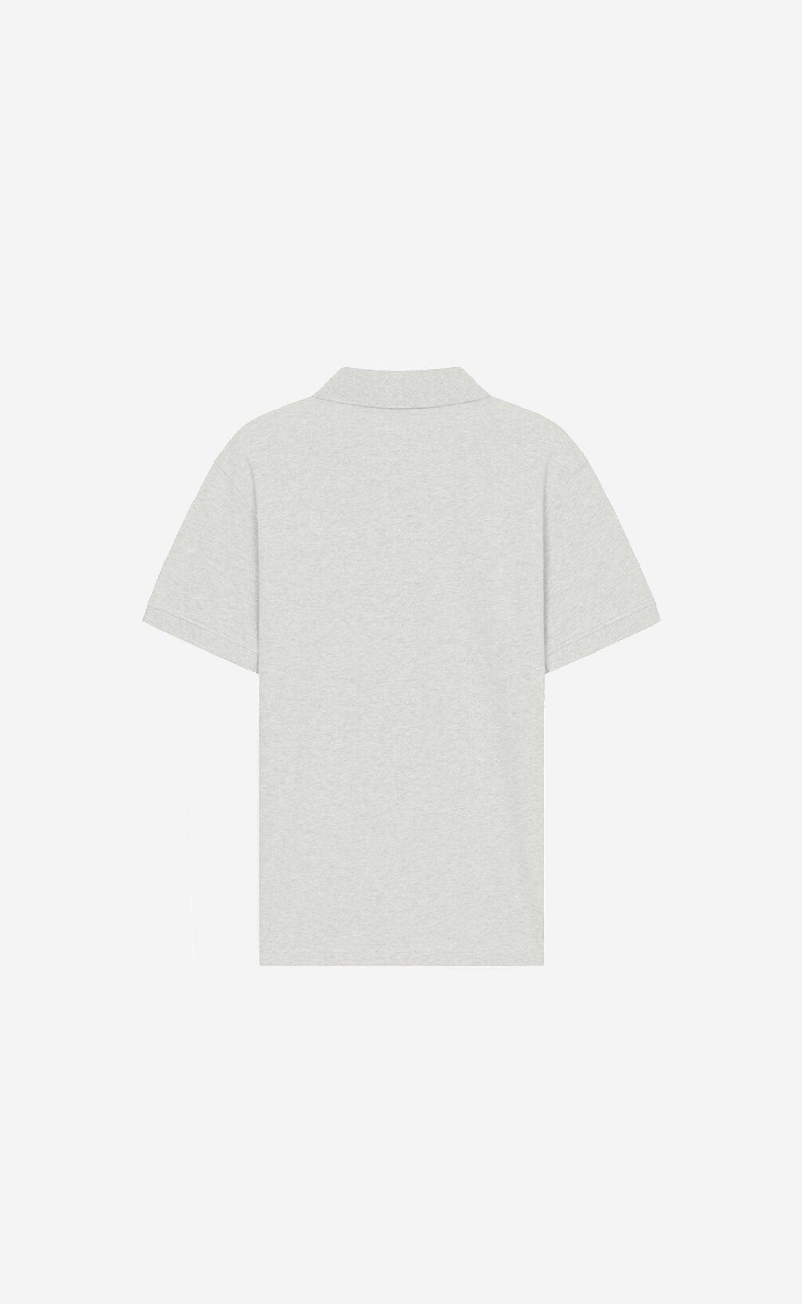 PALE GREY BOKE FLOWER CREST CLASSIC POLO