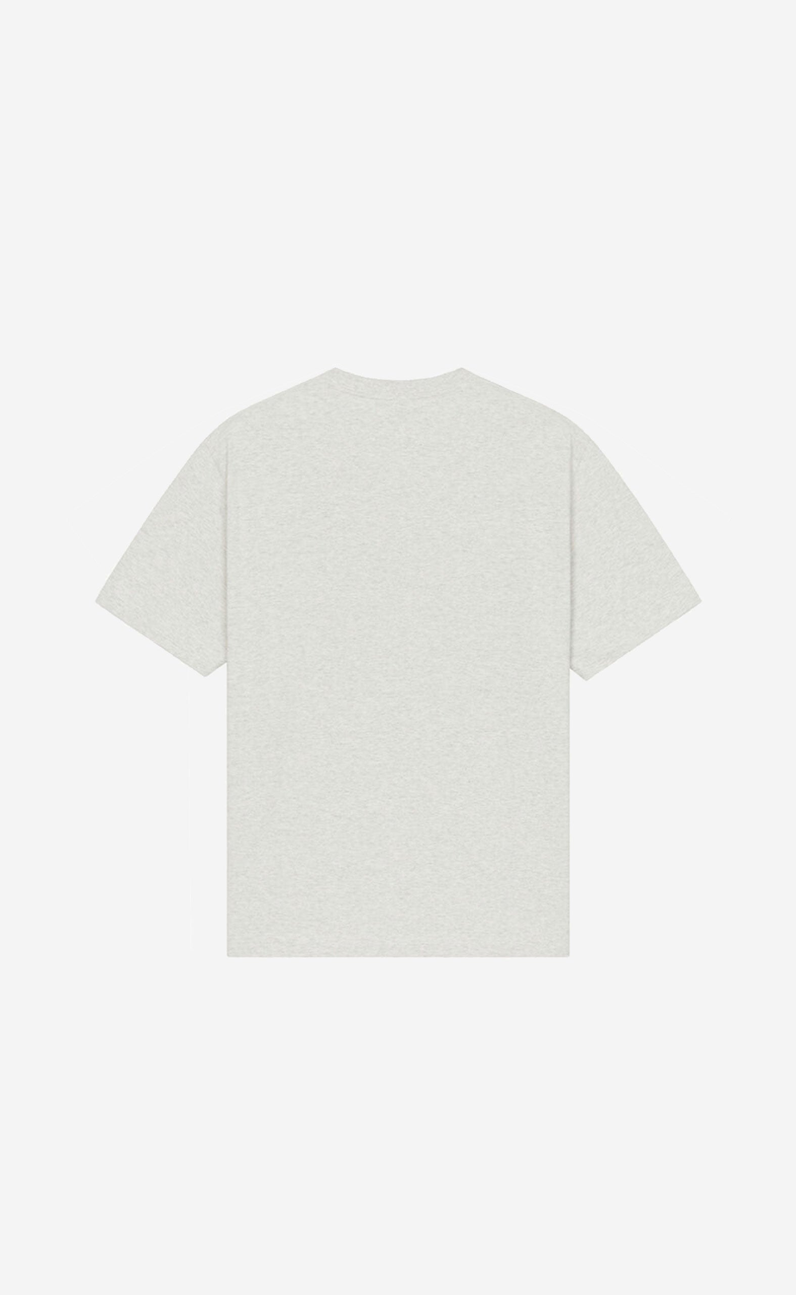 PALE GREY BOKE FLOWER CREST T-SHIRT