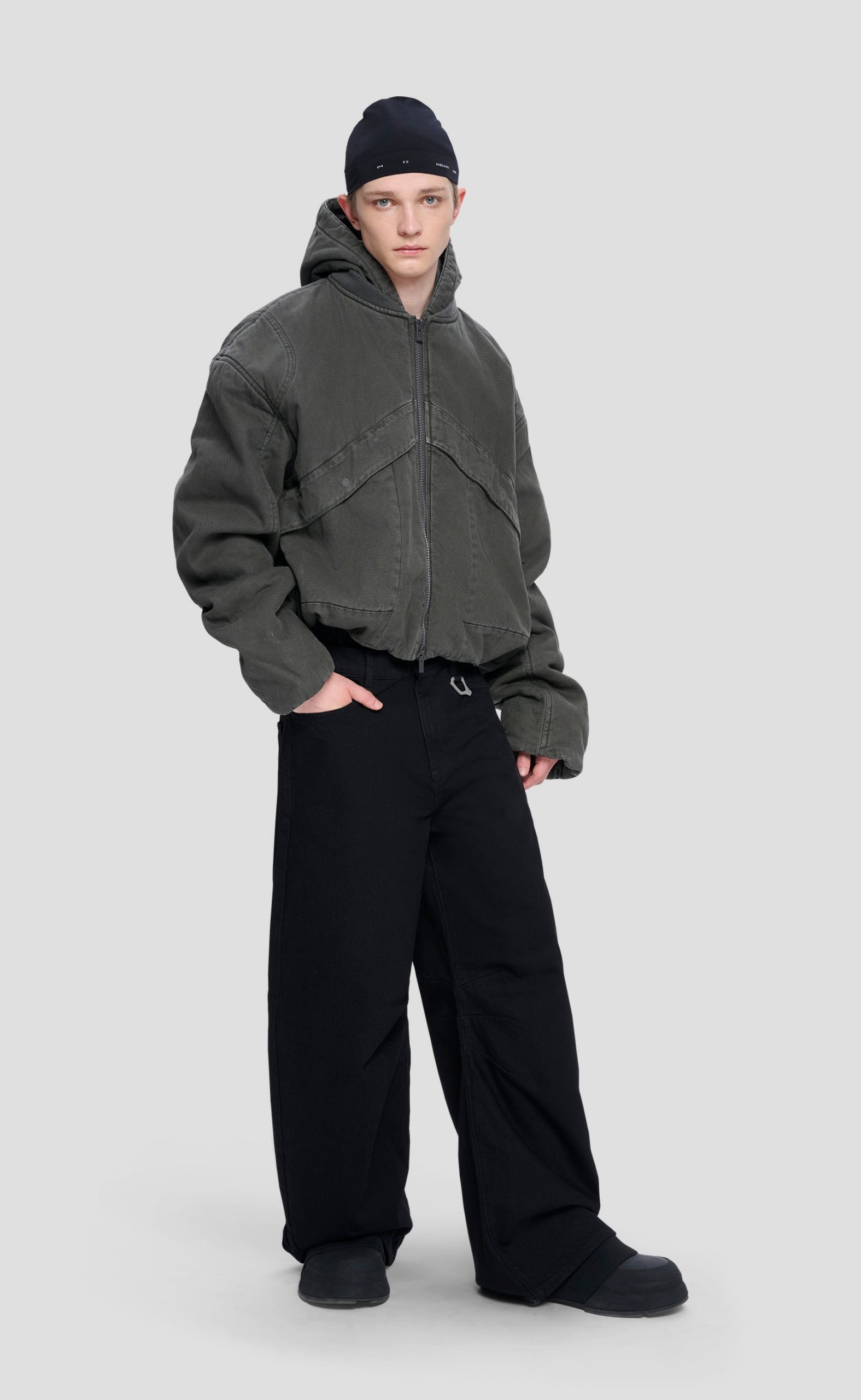 PARAMETRICAL WORKER GREY JACKET