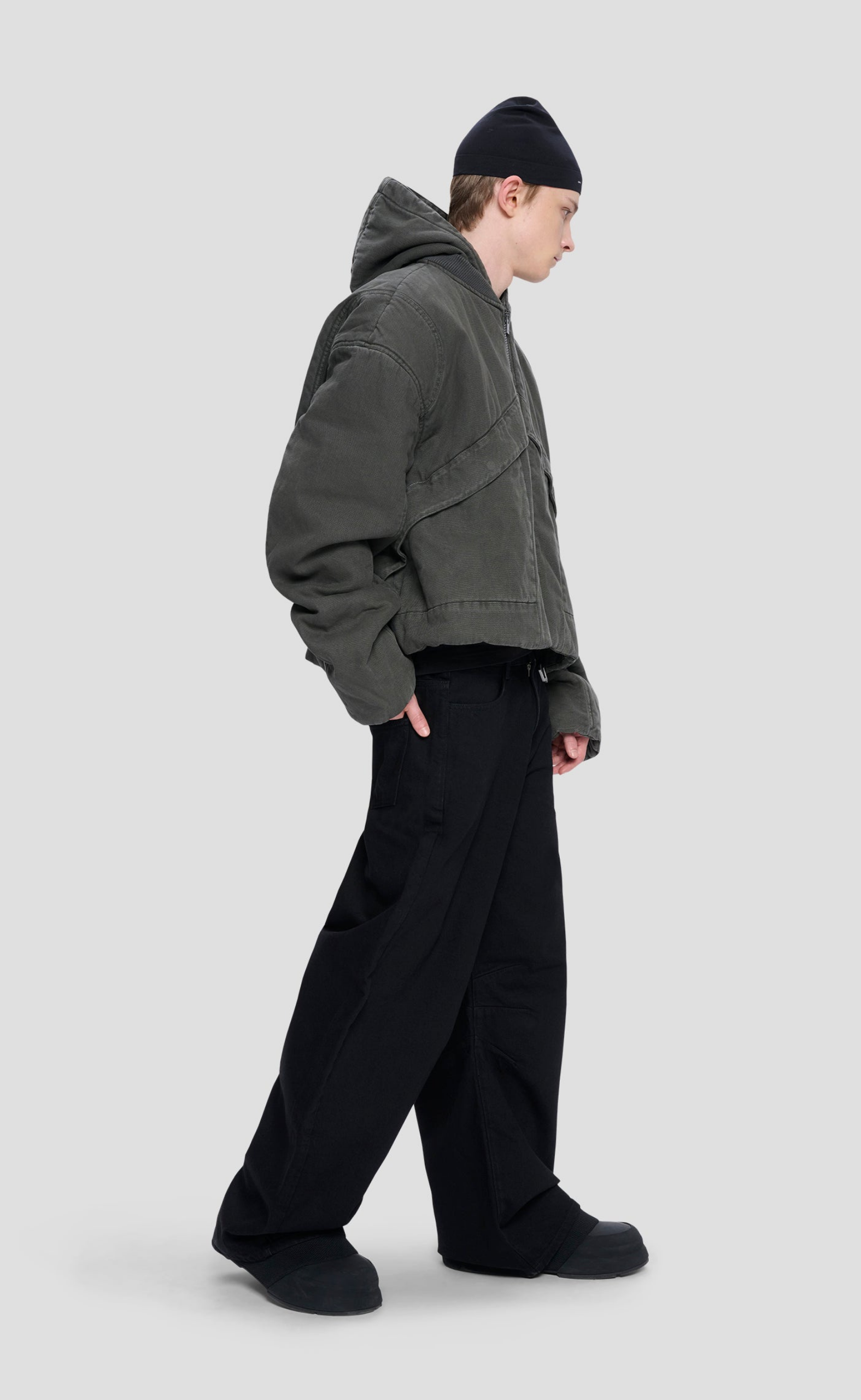 PARAMETRICAL WORKER GREY JACKET