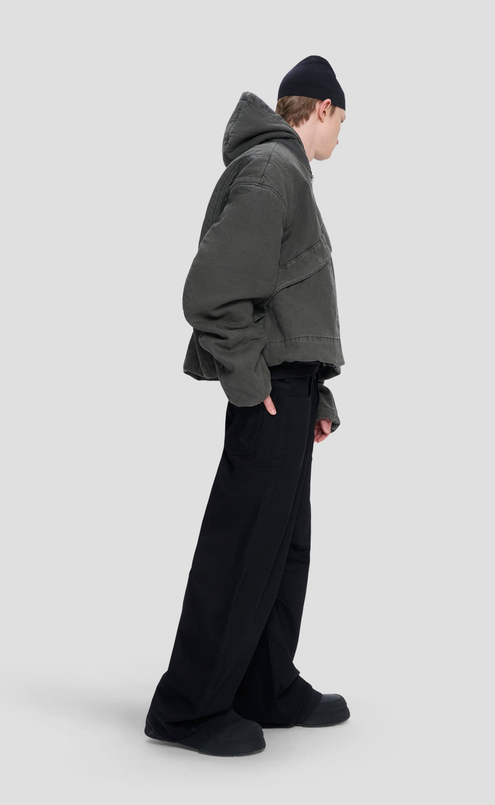 PARAMETRICAL WORKER GREY JACKET