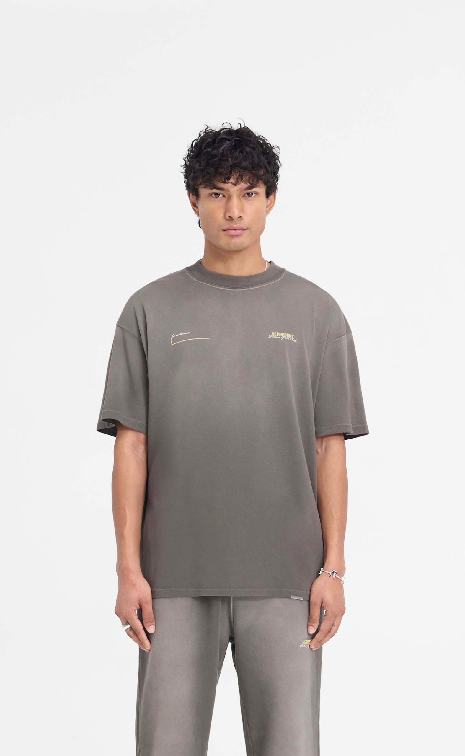 PATRON OF THE CLUB WASHED OLIVE T-SHIRT