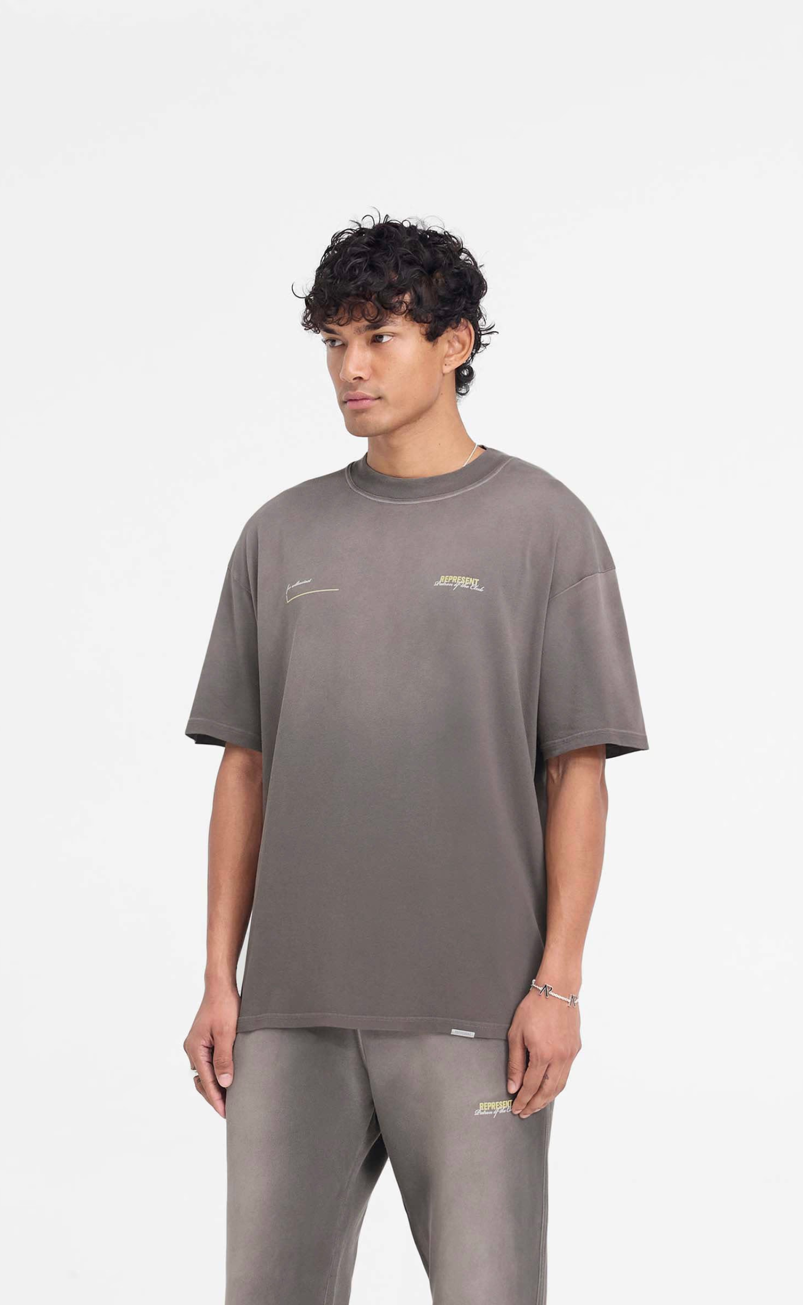 PATRON OF THE CLUB WASHED OLIVE T-SHIRT