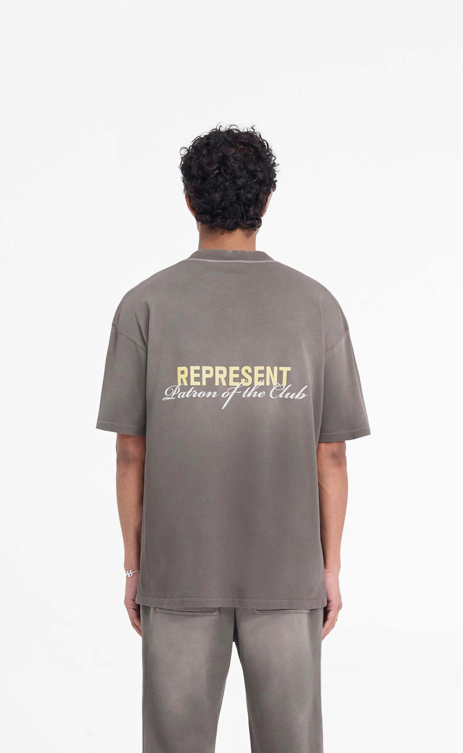 PATRON OF THE CLUB WASHED OLIVE T-SHIRT