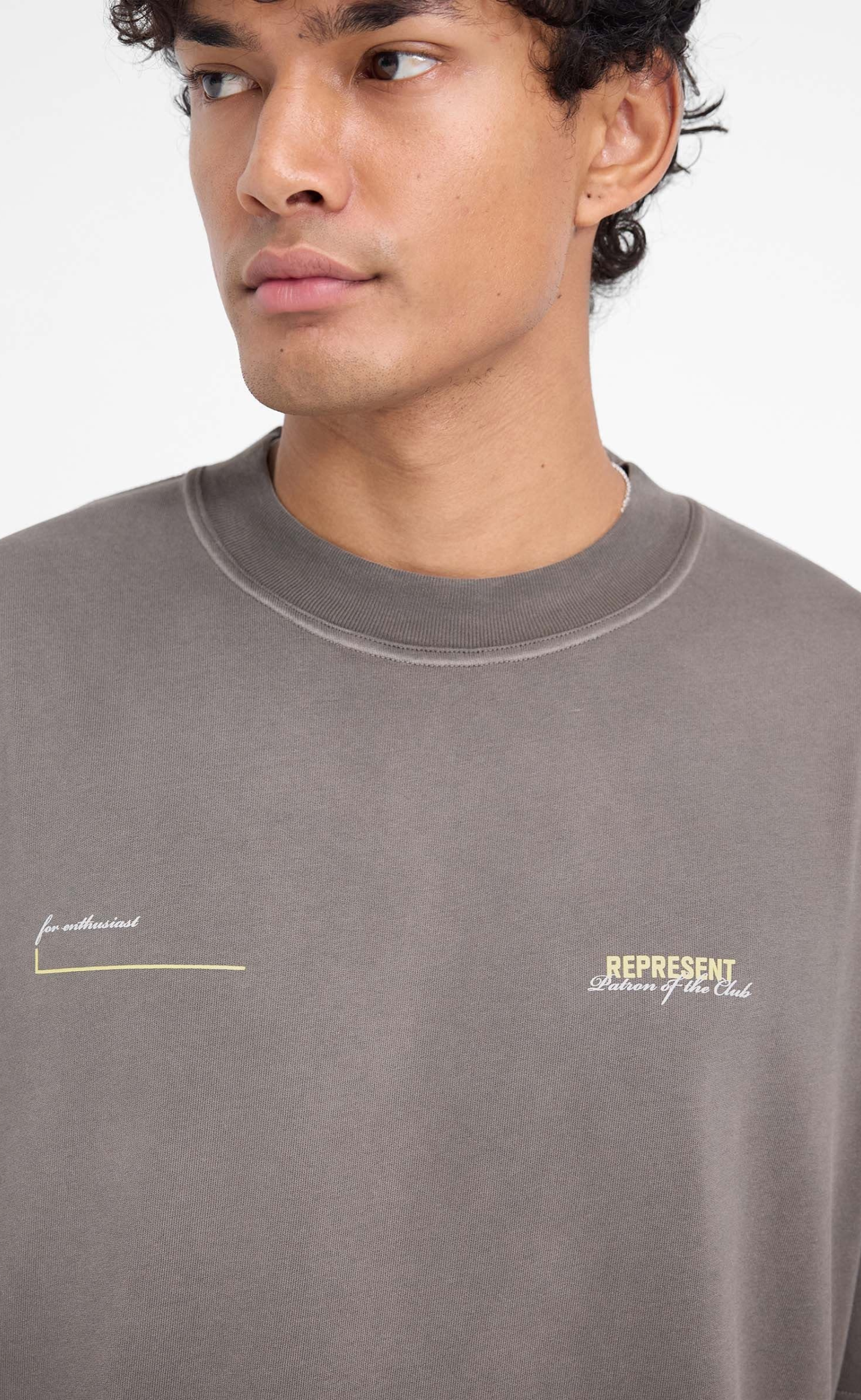 PATRON OF THE CLUB WASHED OLIVE T-SHIRT