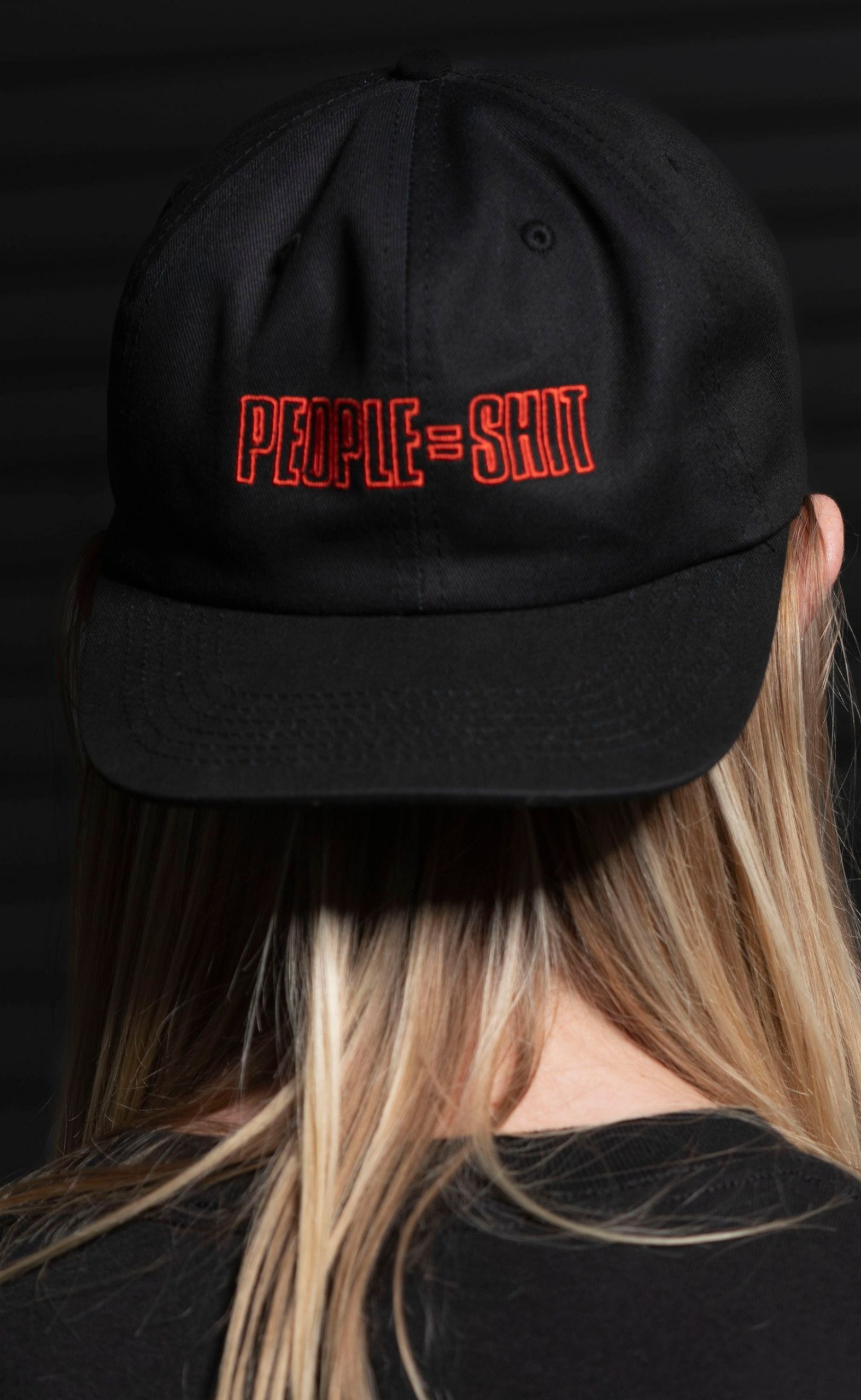 PEOPLE SNAPBACK BLACK HAT