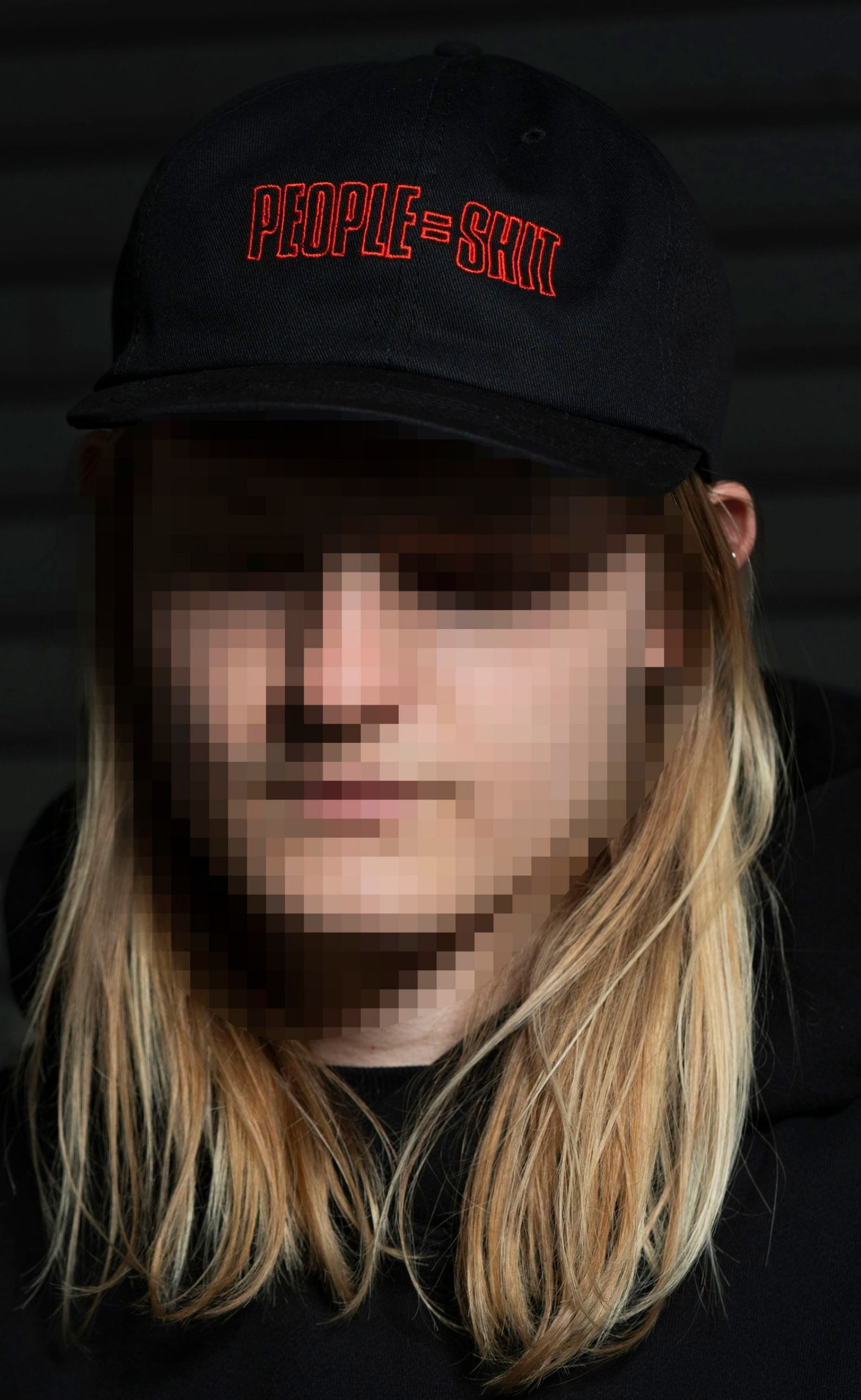 PEOPLE SNAPBACK BLACK HAT