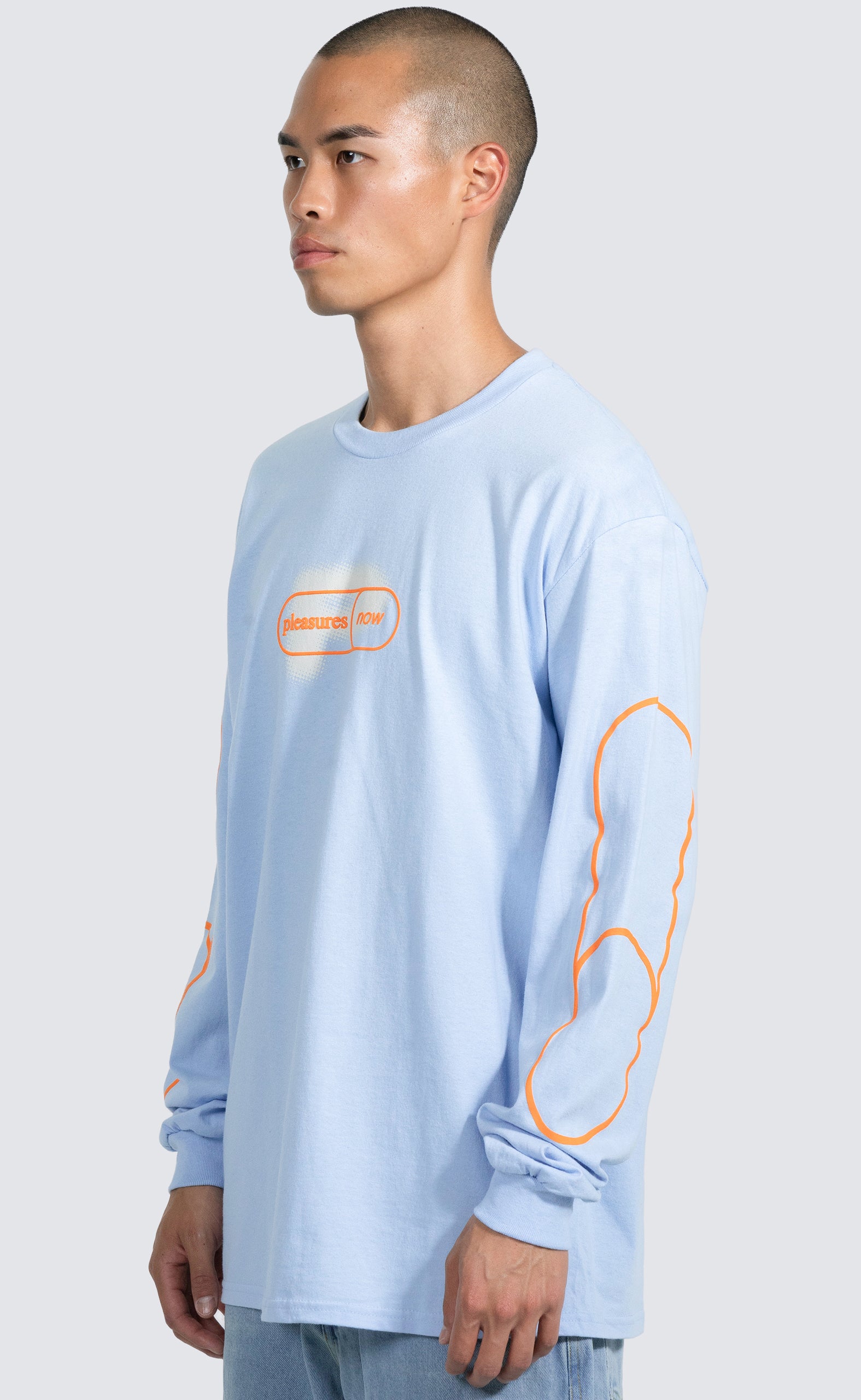 PIXEL P BLUE LONGSLEEVE
