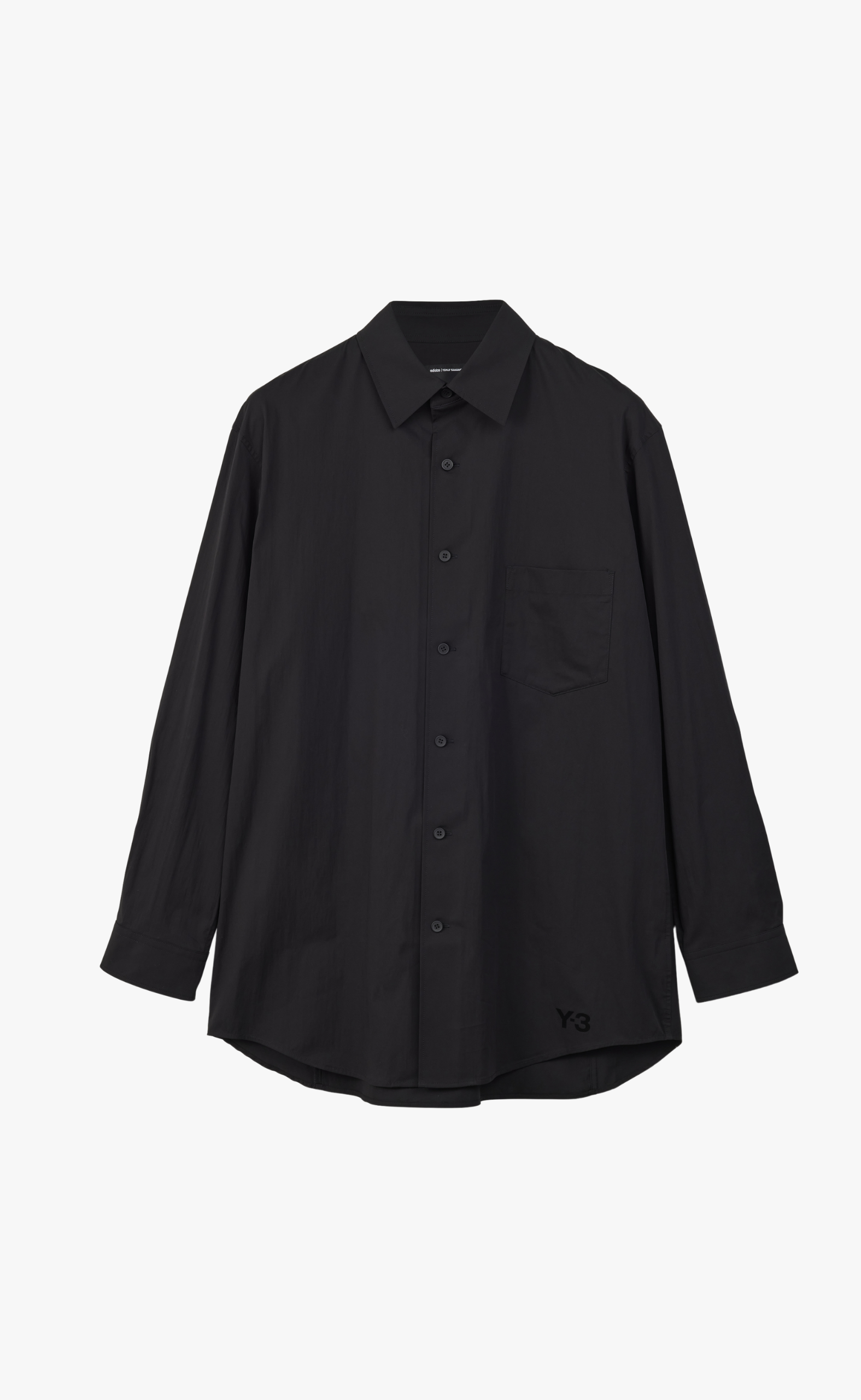 PLATED POCKET BLACK SHIRT