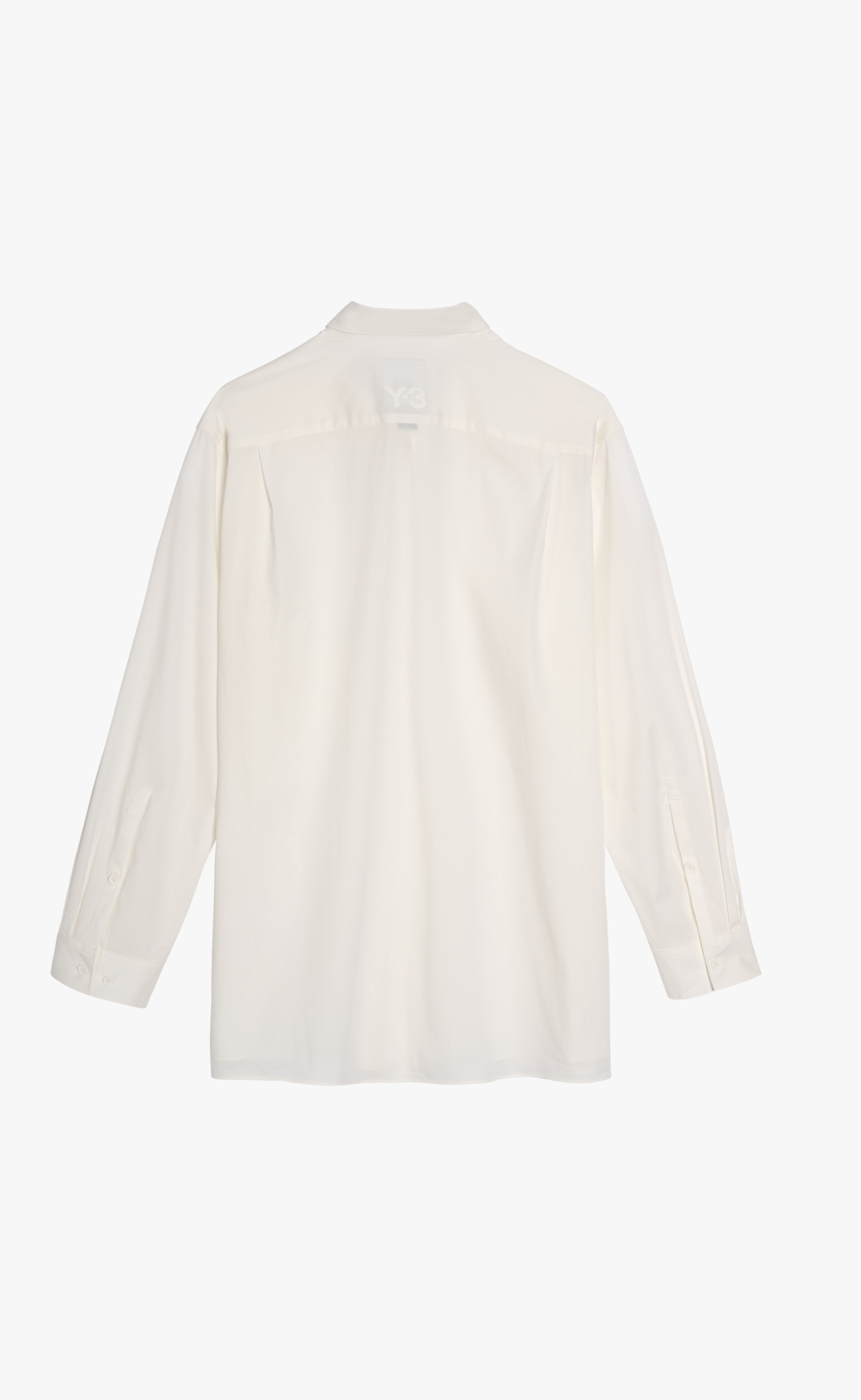 PLATED POCKET WHITE SHIRT