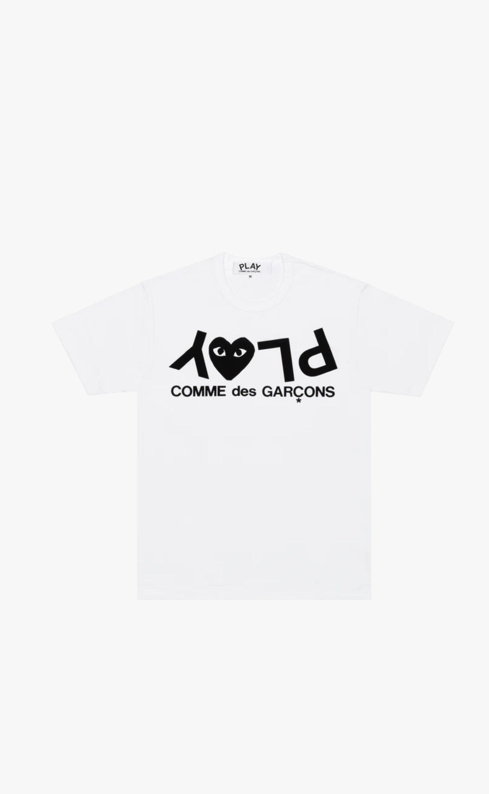 EMBROIDERED HART BLACK T-SHIRT
