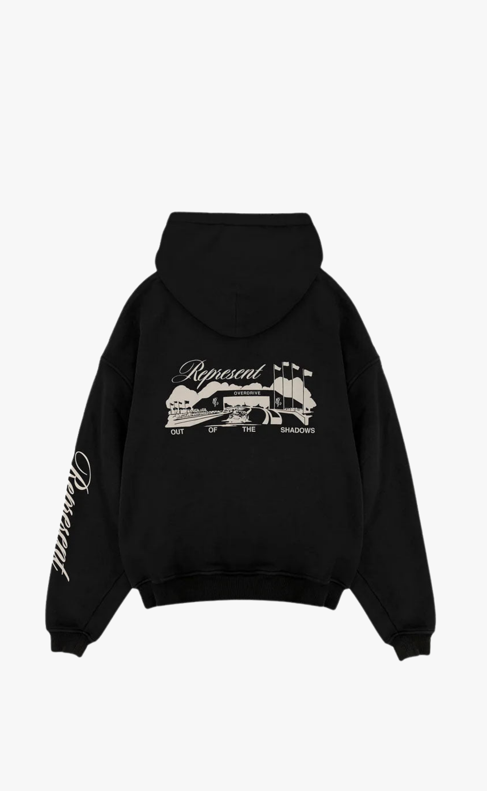 RACEWAY JET BLACK HOODIE