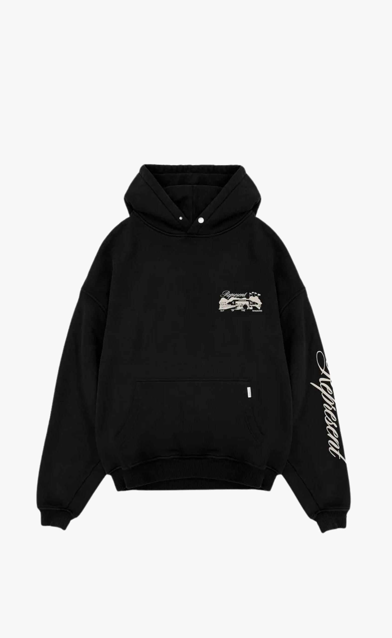 RACEWAY JET BLACK HOODIE