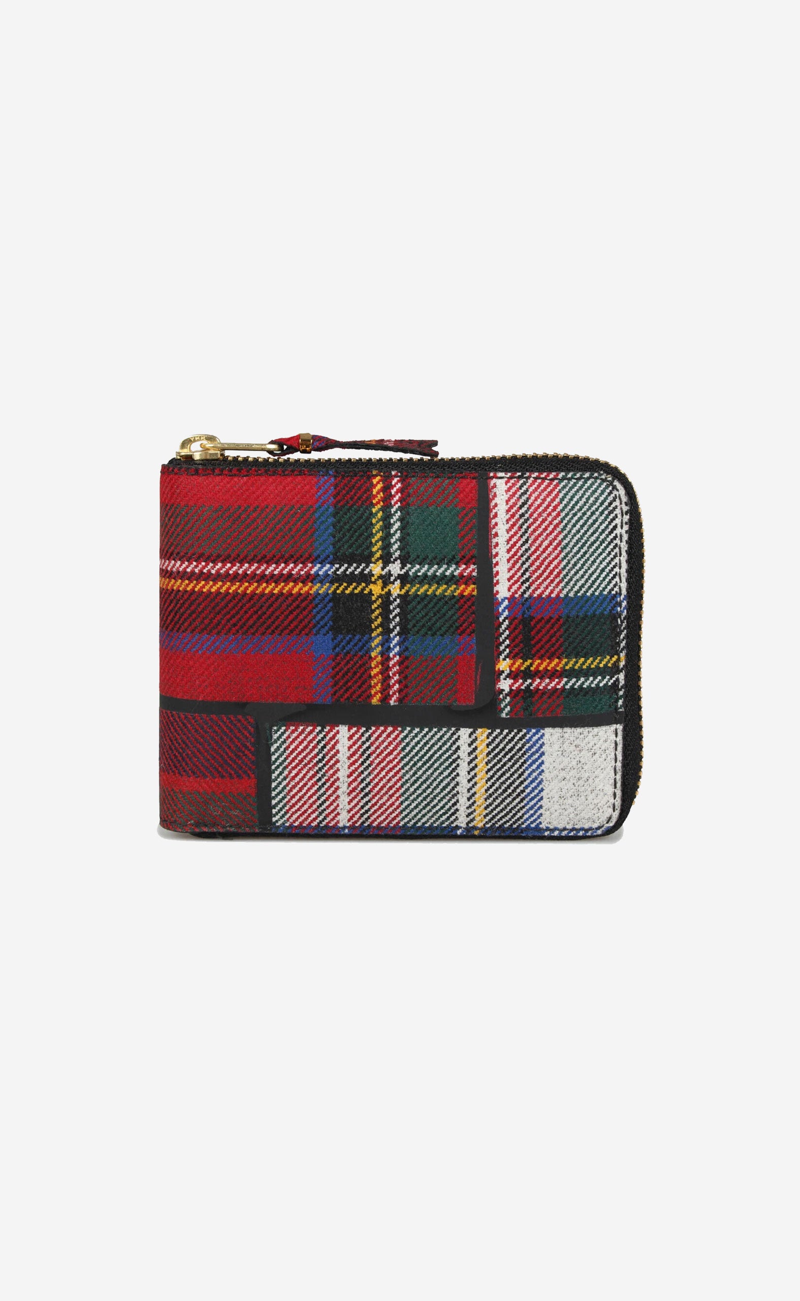 Tartan Patchwork Big Pouch main image 1