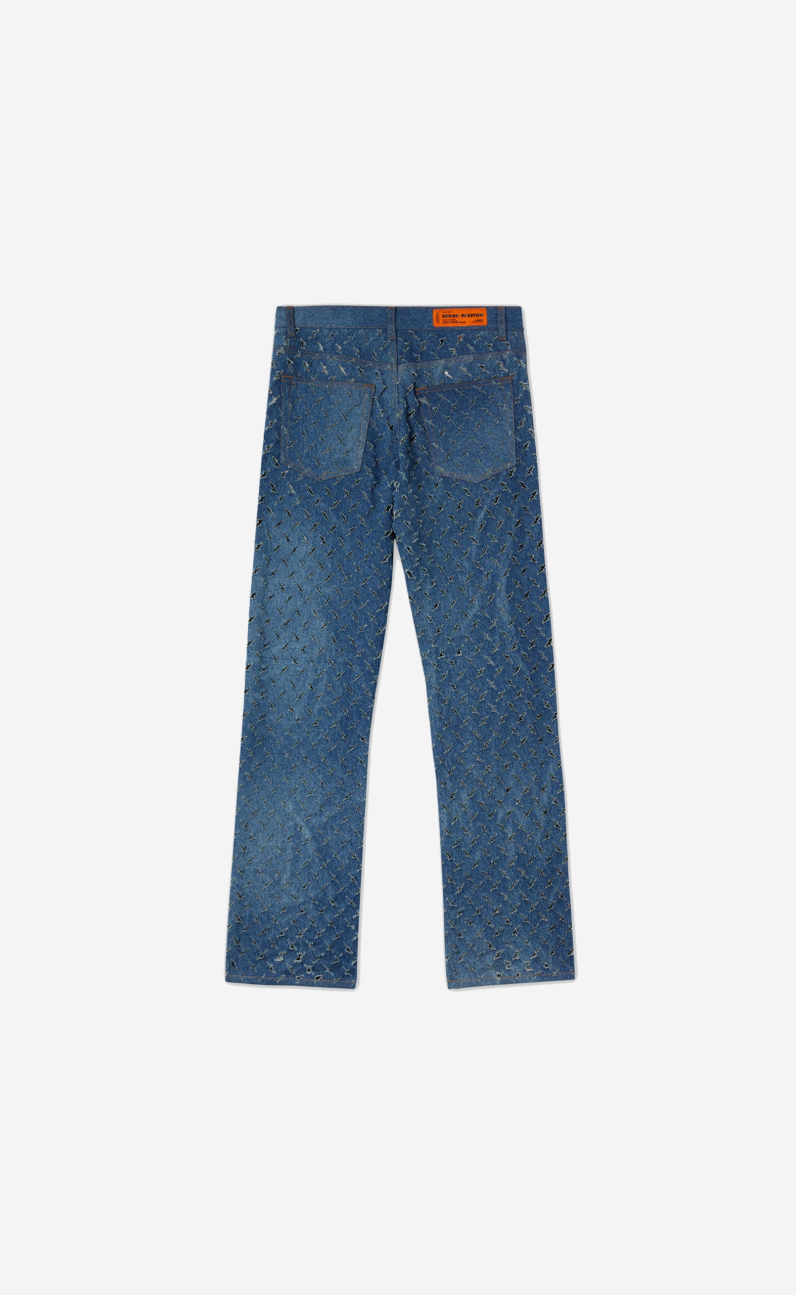 REGULAR 5 POCKETS RAZOR CUT VINTAGE BLU