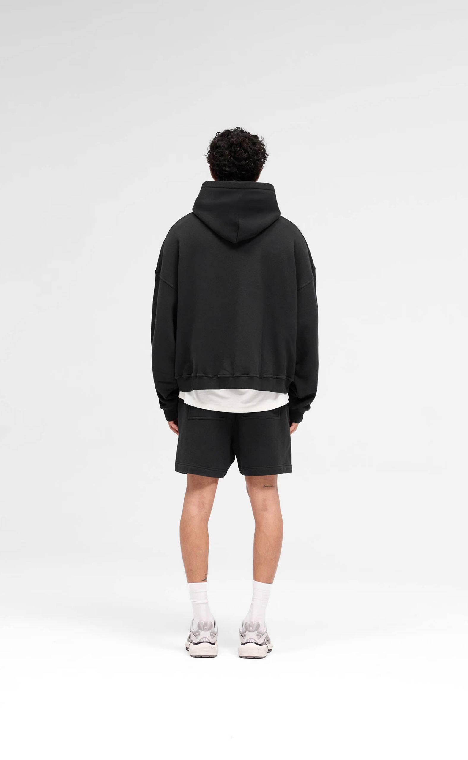 REP APPLIQUE JET BLACK HOODIE