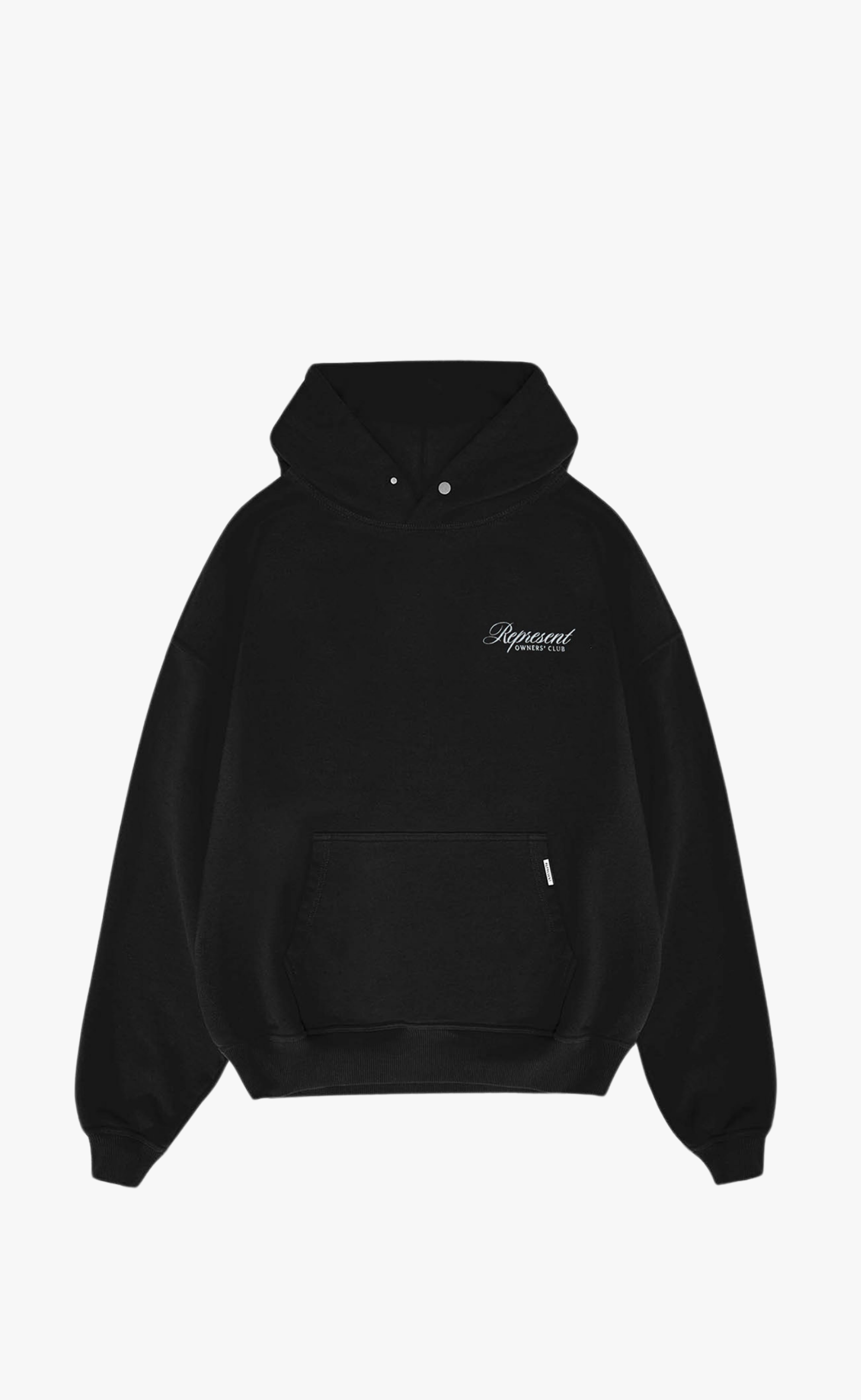 REPRESENT OWNERS CLUB SCRIPT BLACK HOODIE