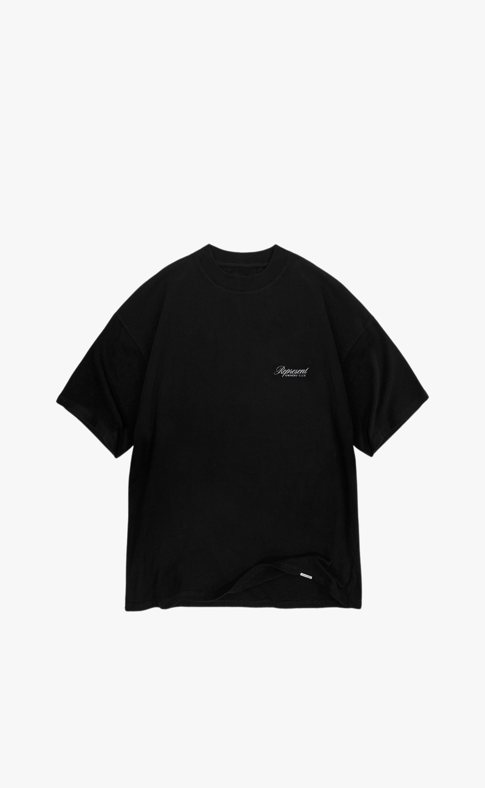 REPRESENT OWNERS CLUB SCRIPT BLACK T-SHIRT