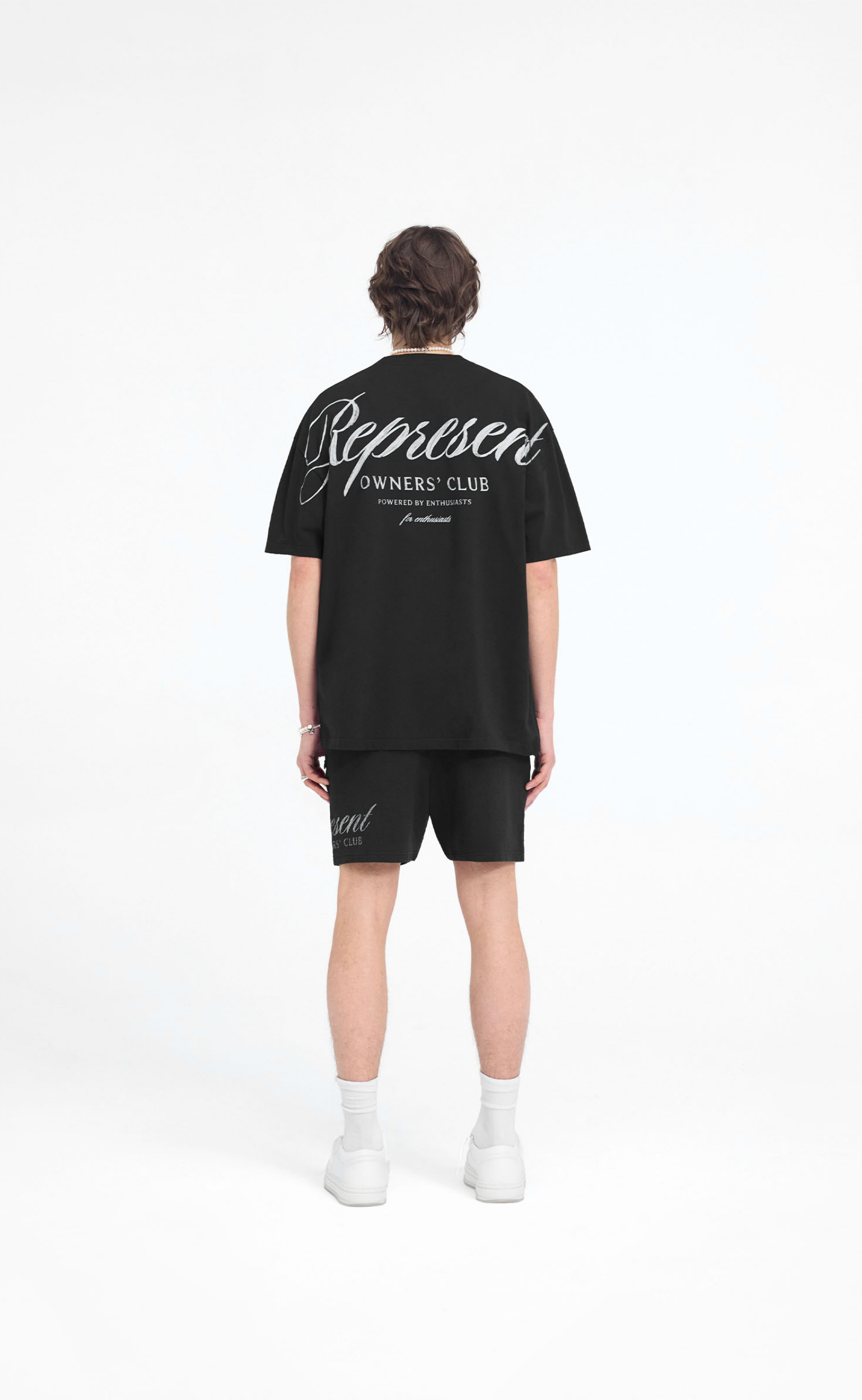 REPRESENT OWNERS CLUB SCRIPT BLACK T-SHIRT