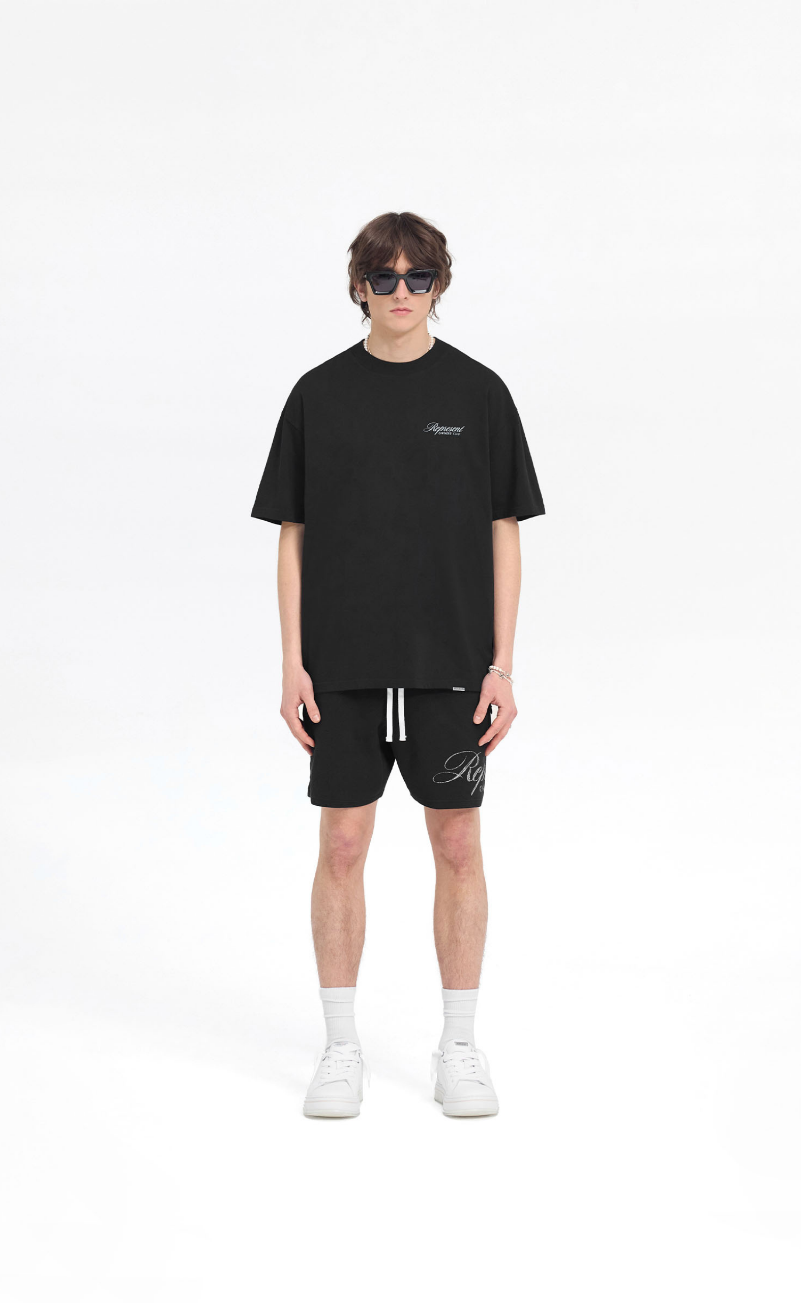 REPRESENT OWNERS CLUB SCRIPT BLACK T-SHIRT