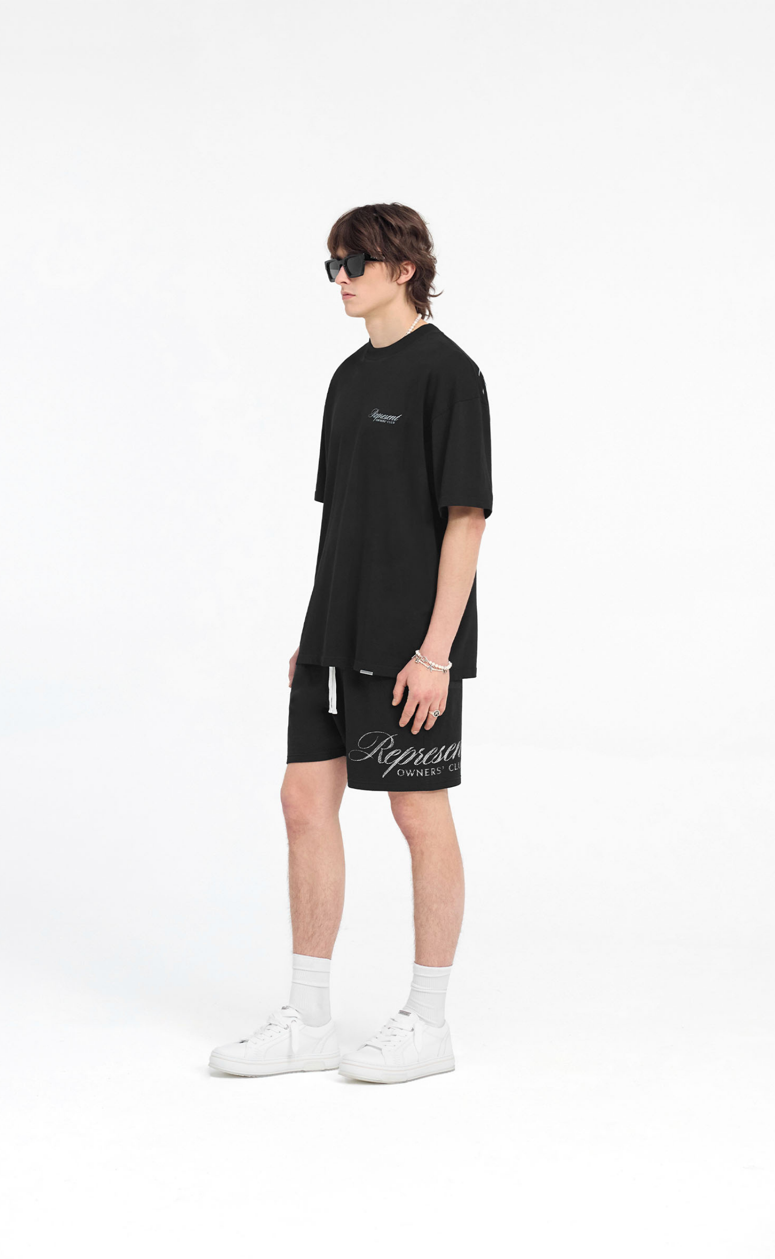 REPRESENT OWNERS CLUB SCRIPT BLACK T-SHIRT