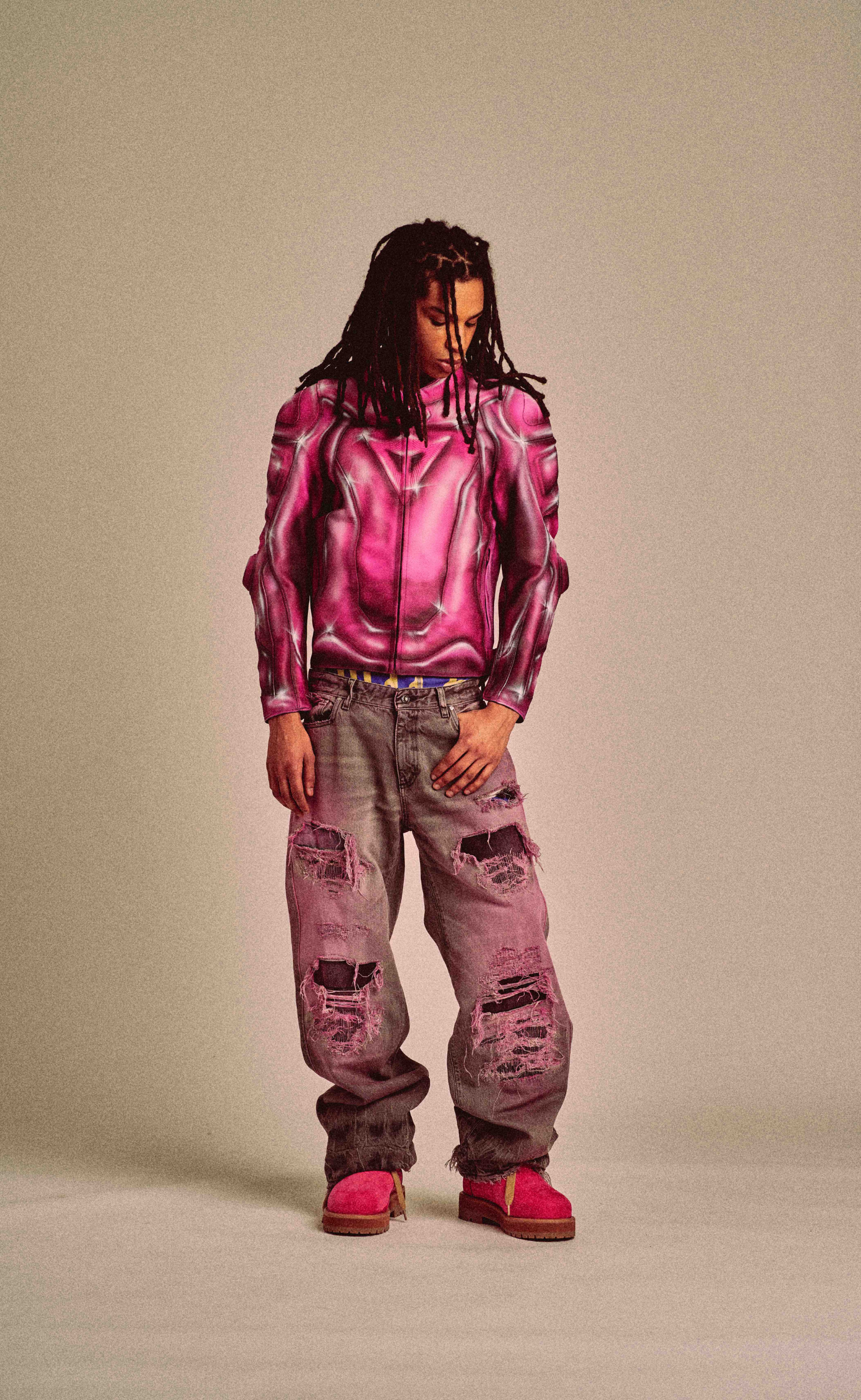 RICH KID PANTS PINK