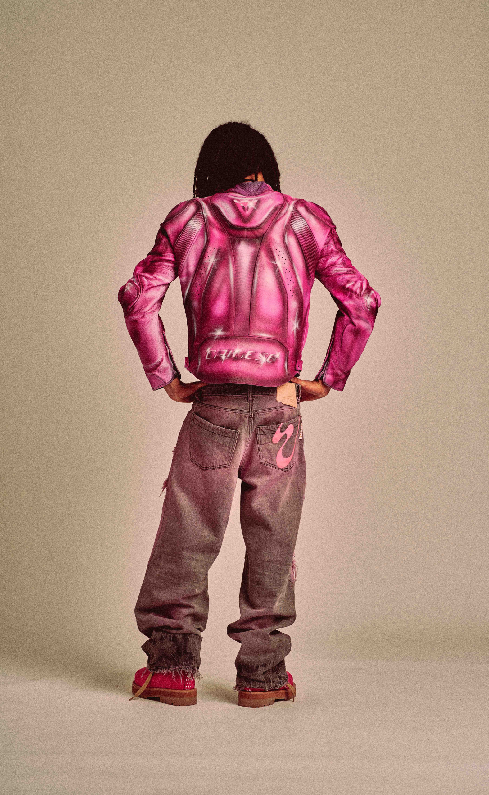 RICH KID PANTS PINK