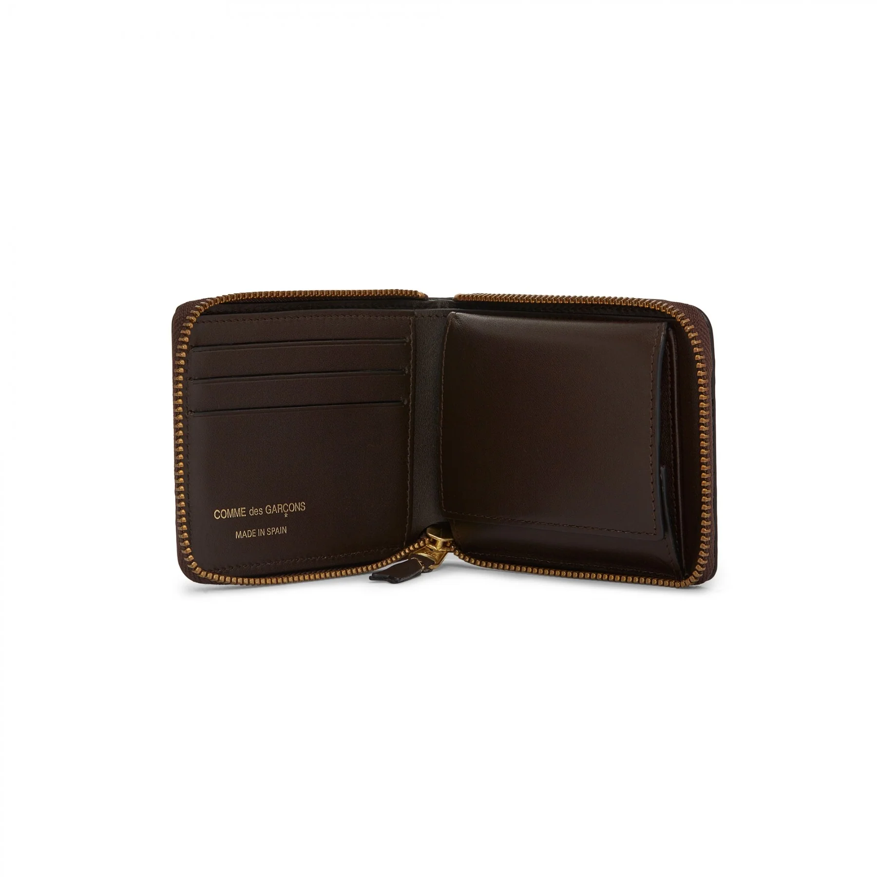 CDG Leather Wallet Classic Line Brown