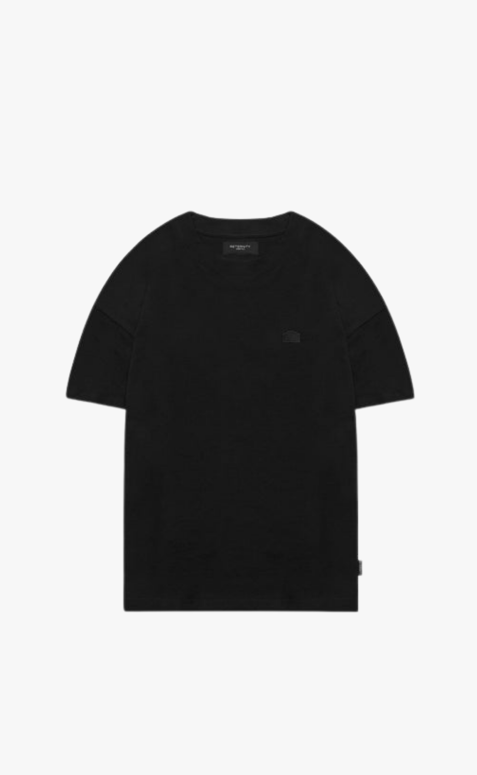 SIGNE FITTED BLACK T-SHIRT