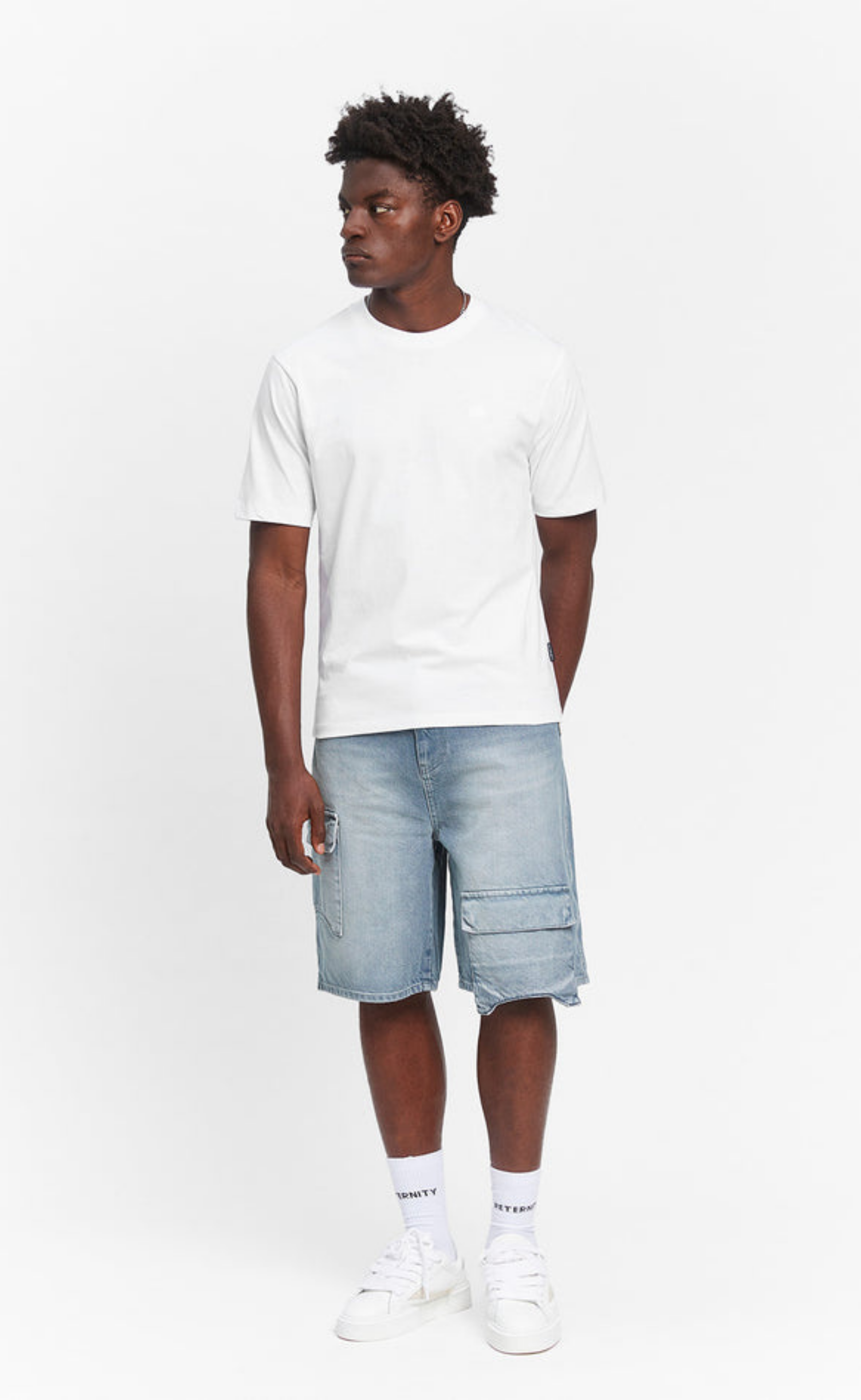 SIGNE FITTED WHITE T-SHIRT
